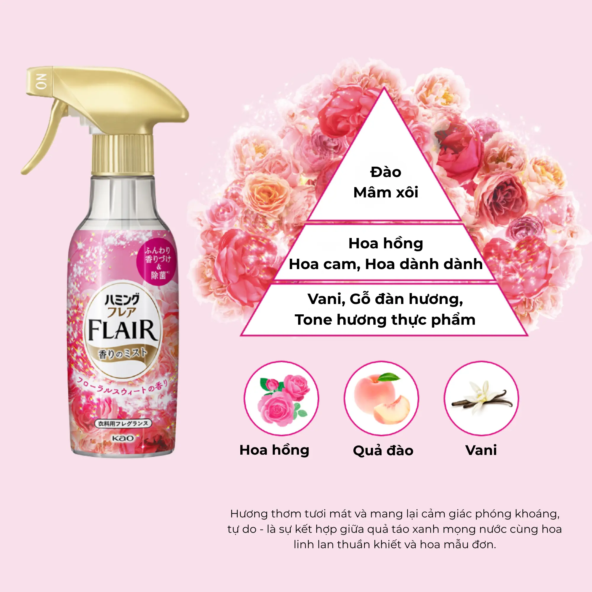 xịt thơm quần áo hương hoa