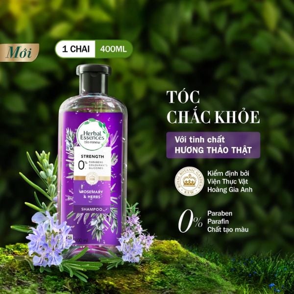 Dầu Gội Hương Thảo Và Thảo Mộc Herbal Essences Rosemary & Herbs Shampoo