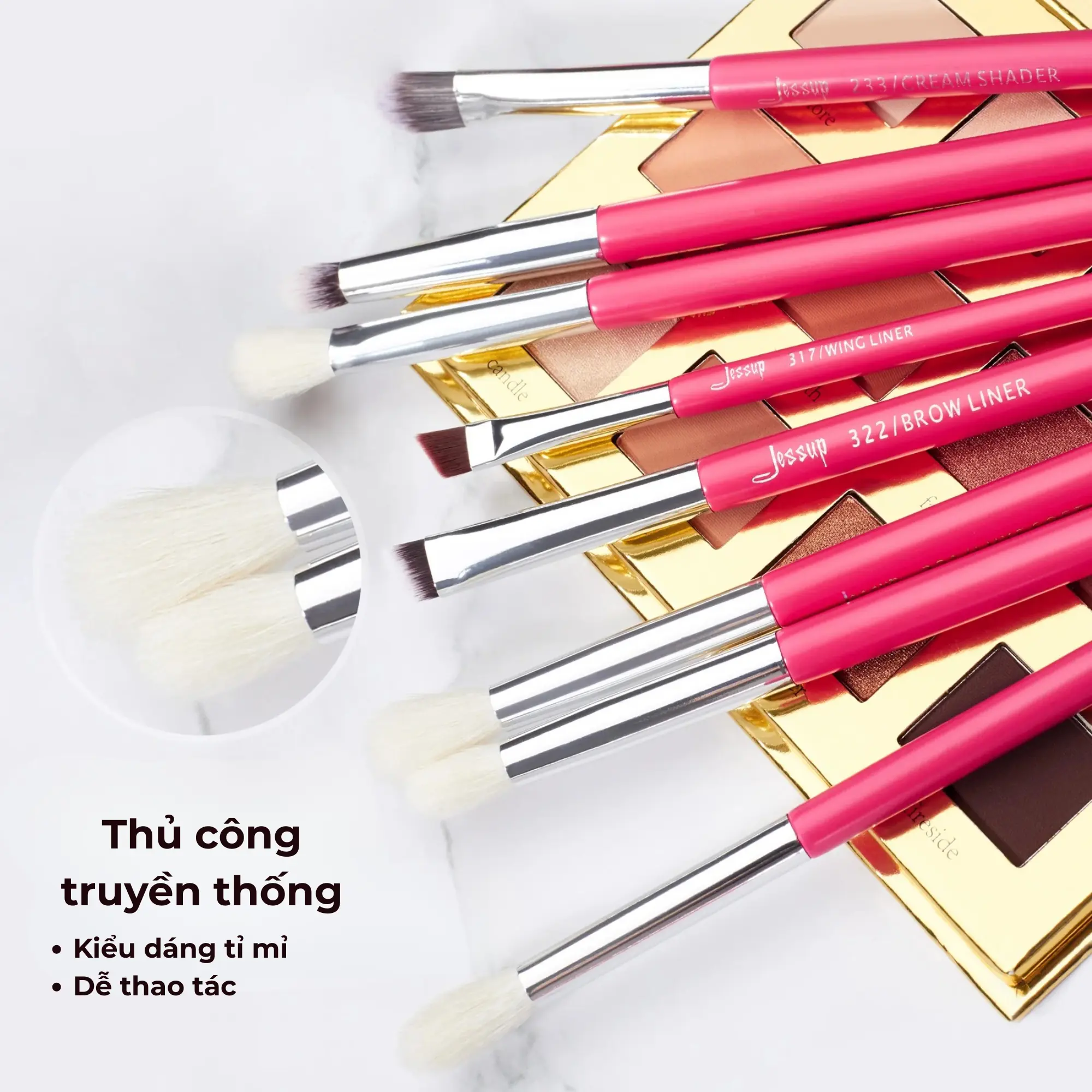 cọ trang điểm 25 cây