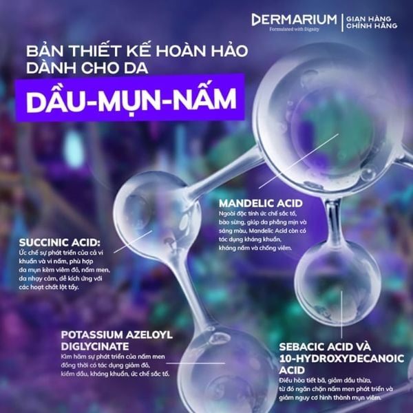 Tinh Chất Cho Da Dầu Mụn Dermarium Liquid Amber