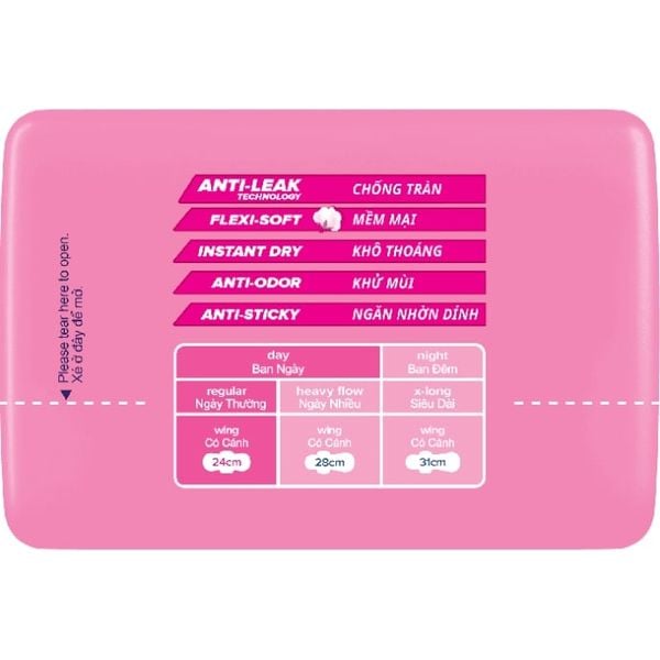 Băng Vệ Sinh Siêu Mỏng Whisper 5x Protect