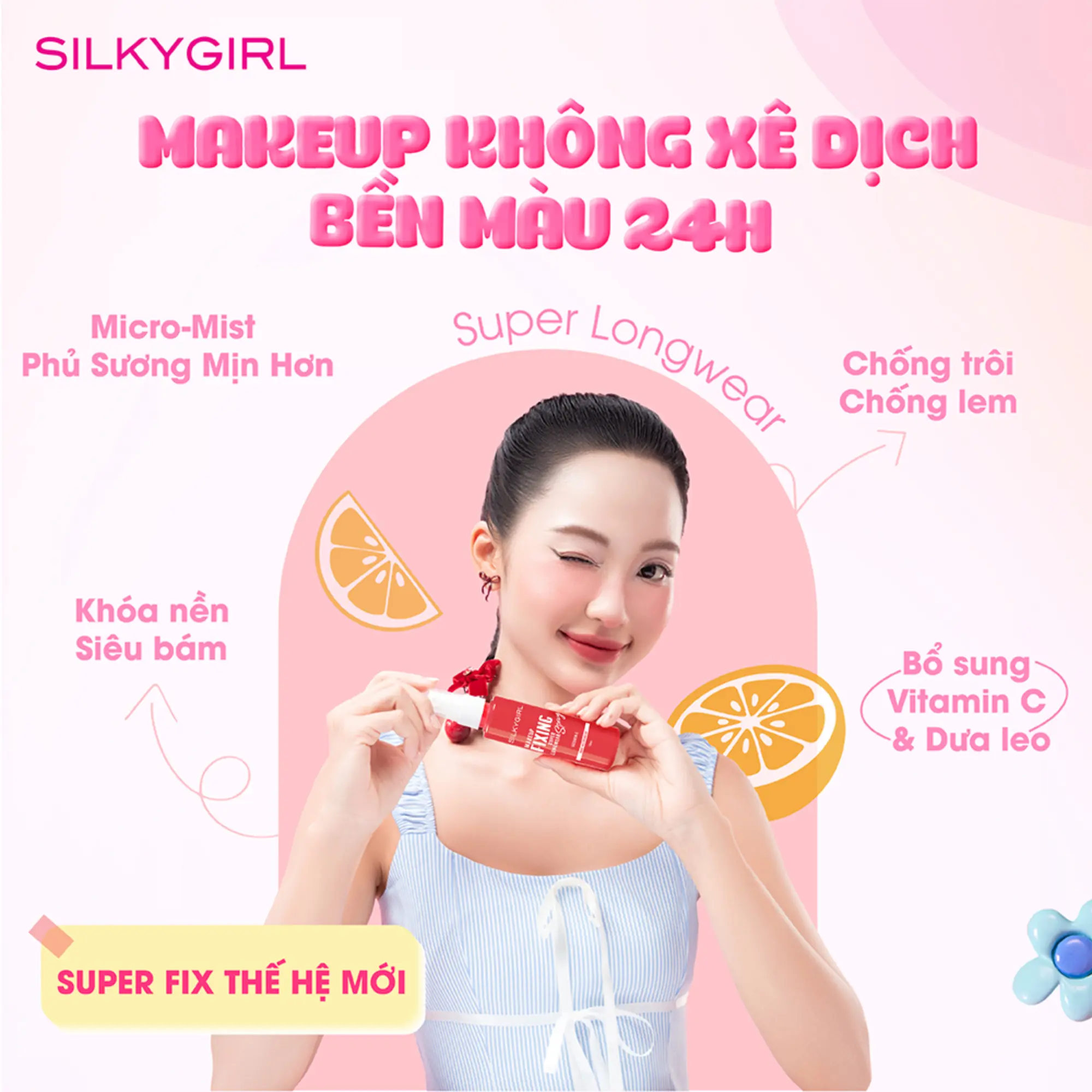 silkygirl kho&aacute; nền đỏ
