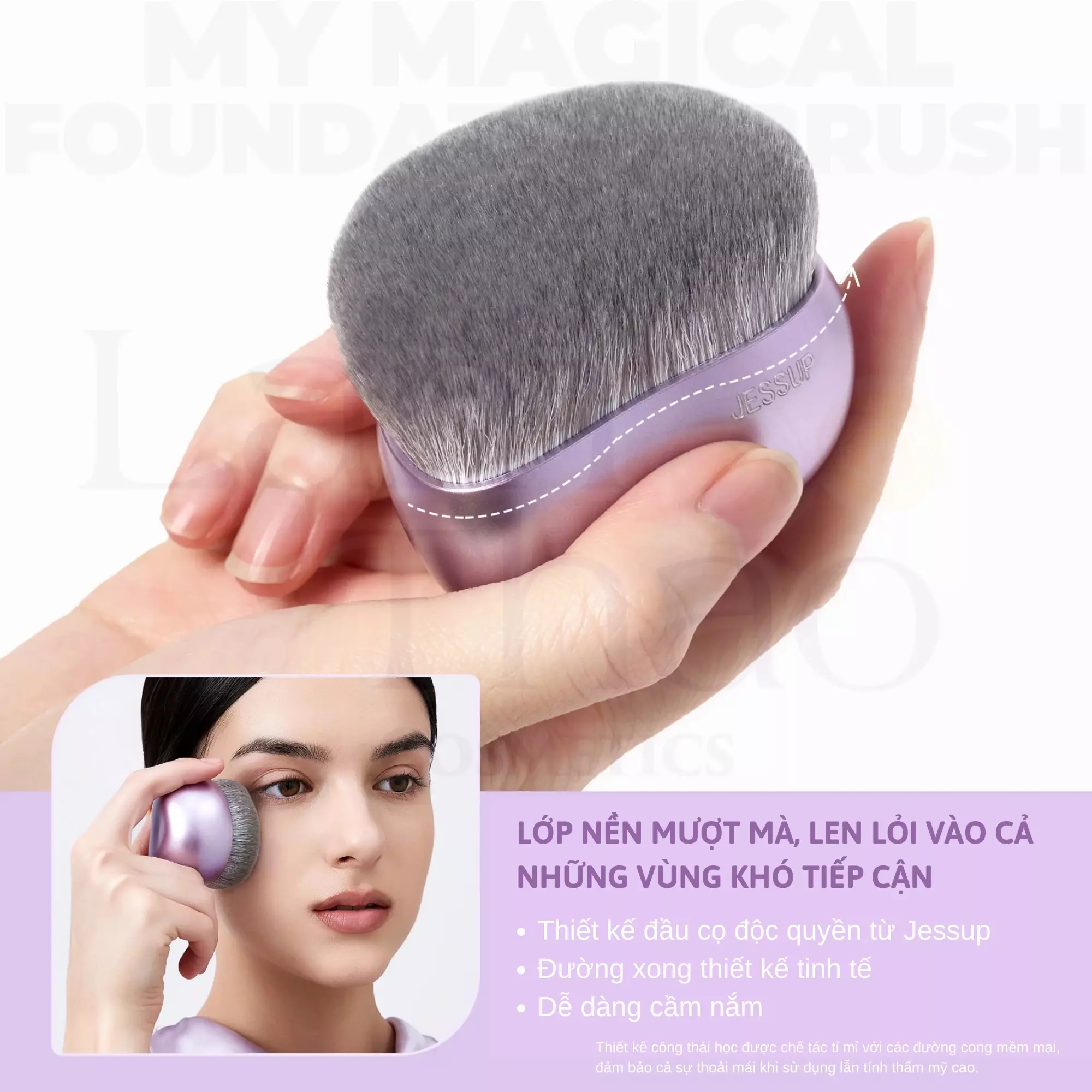 cọ kem nền jessup luxury