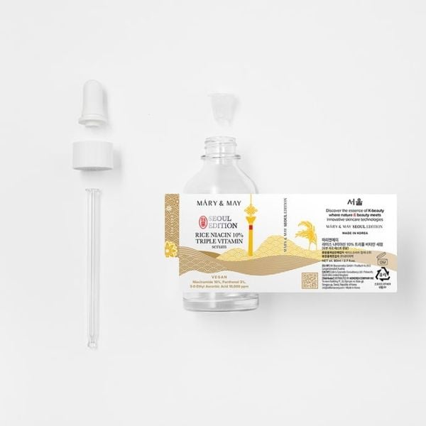 Tinh Chất Mary&May Rice Niacin 10% Triple Vitamin Serum