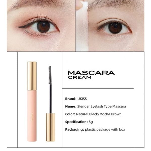 Mascara Làm Cong Mi Ukiss Fireworks Plume Mascara