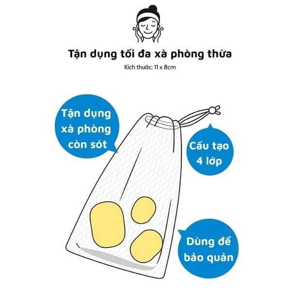 Lưới Tạo Bọt 2 Lớp Merina