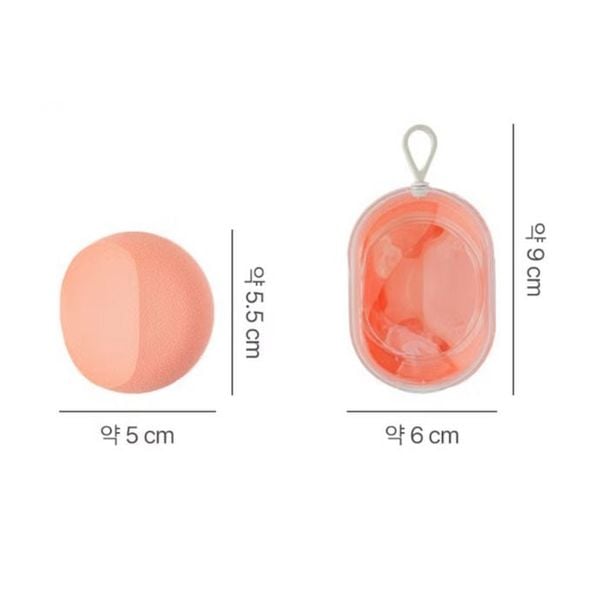 Mút Trang Điểm Hình Bán Nguyệt Mẫu Tàu Không Gian Merina