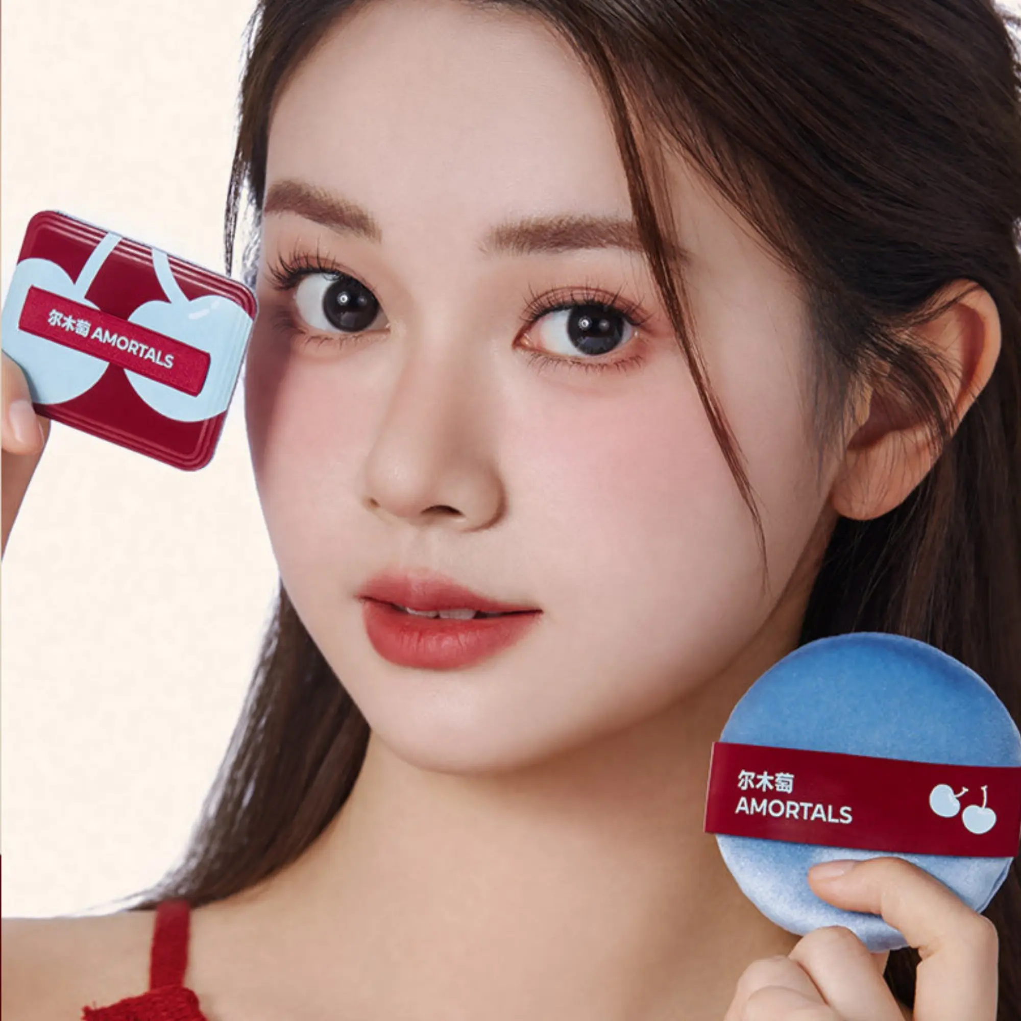 bông phấn lẻ amortals cherry