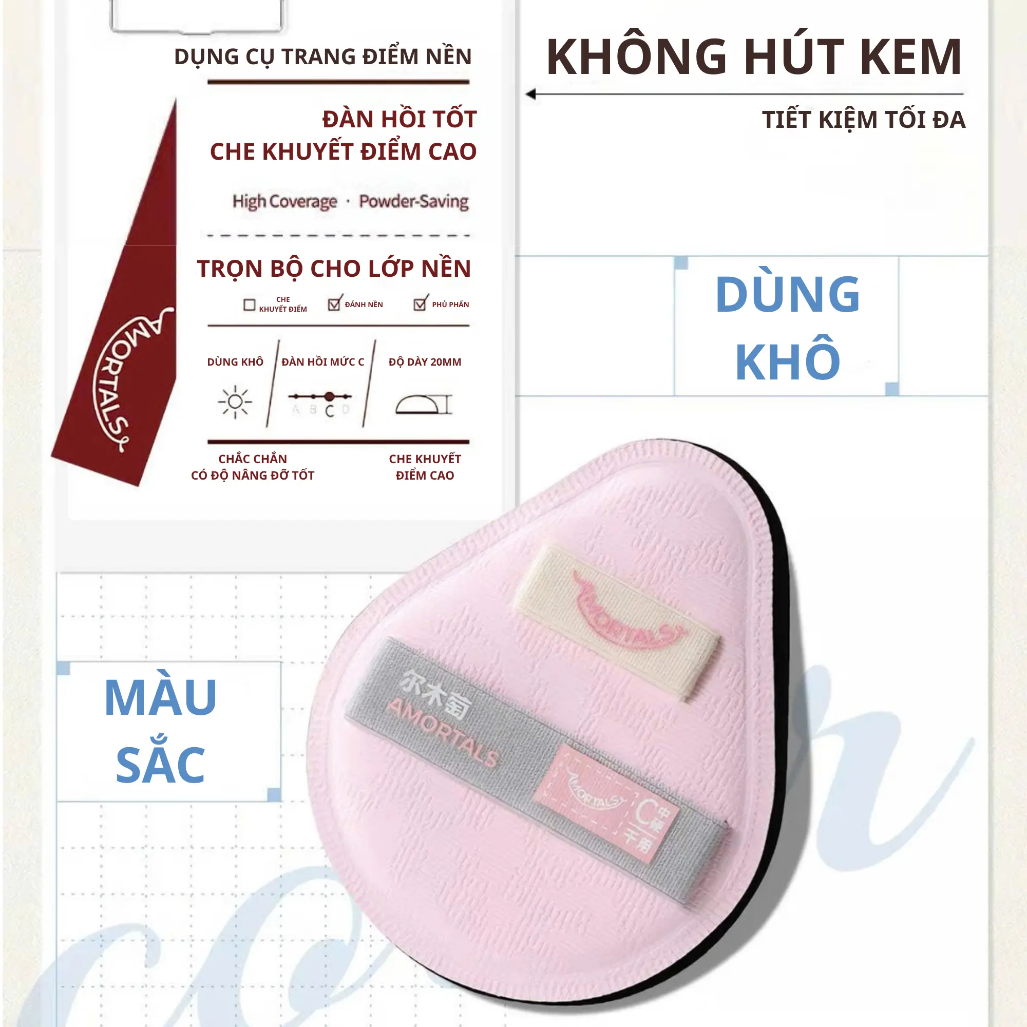 sét bông mút amortals