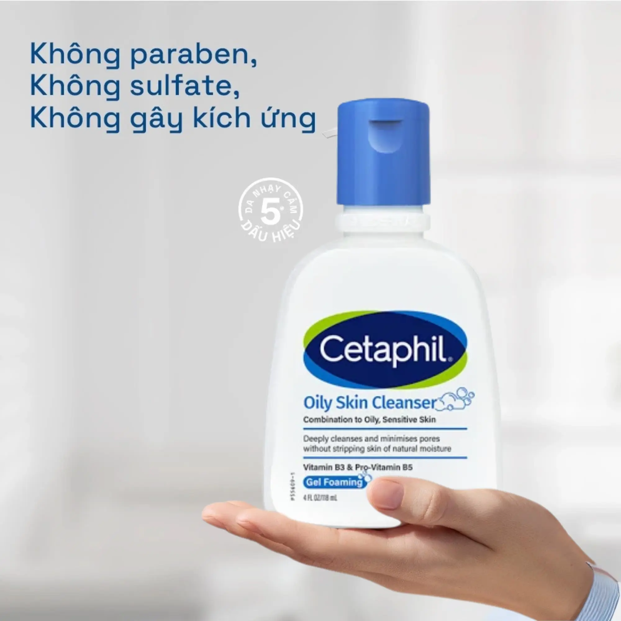 srm da nhạy cảm Cetaphil