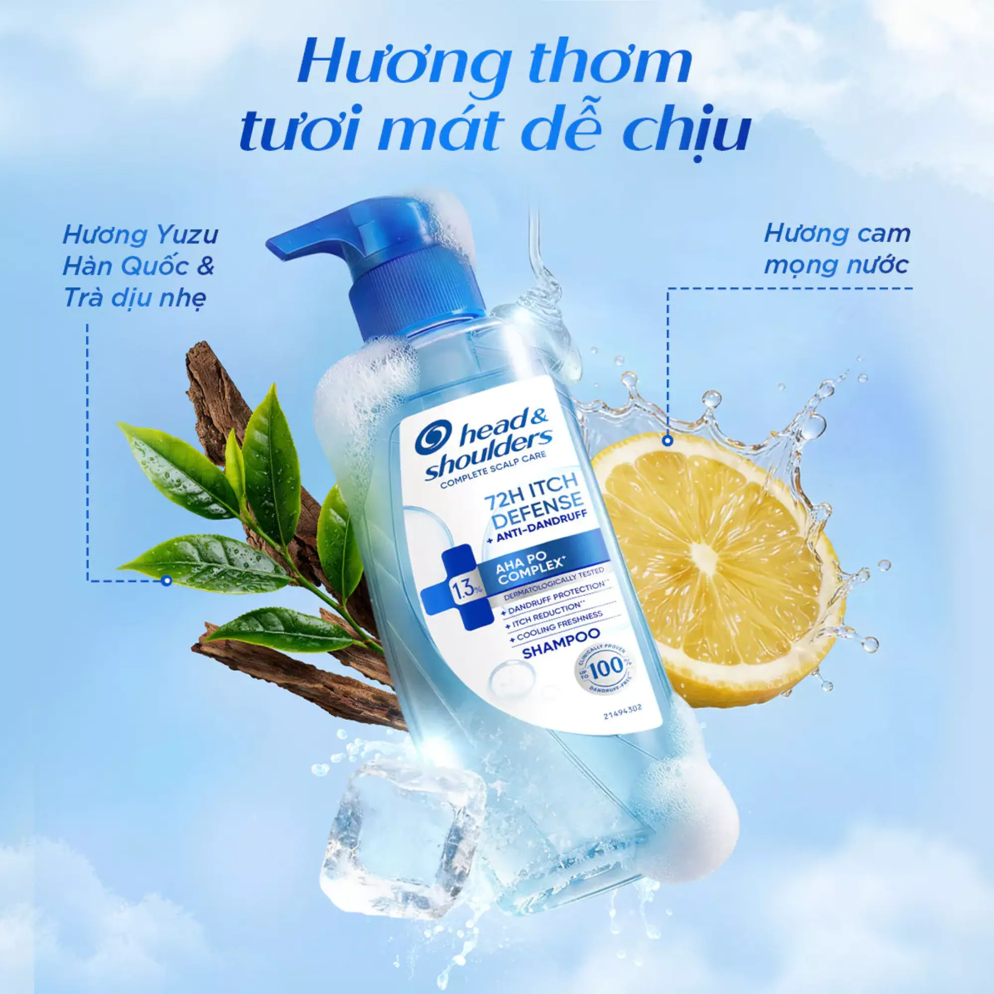 dầu gội head&shoulders giảm ngứa
