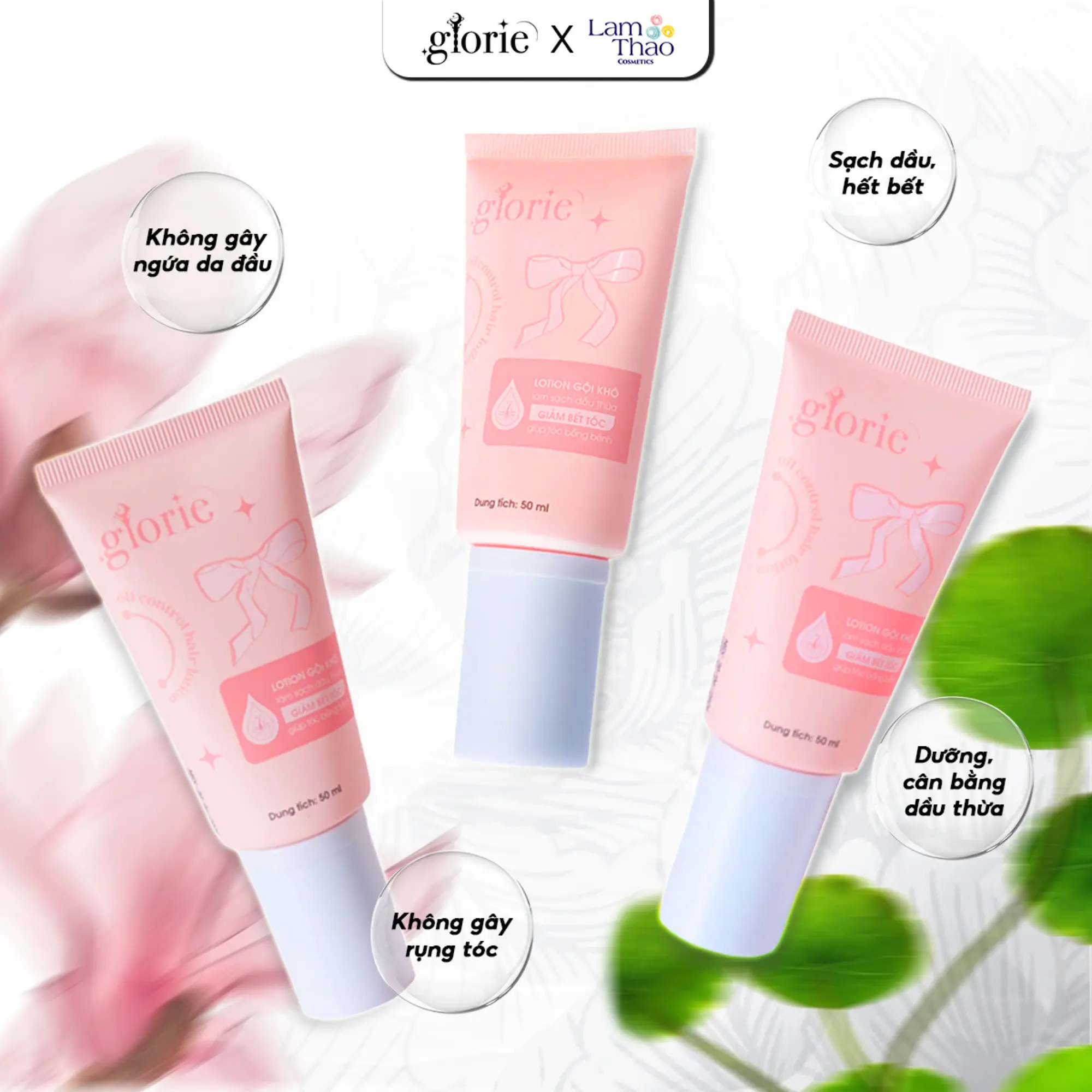 dầu gội khô Glorie
