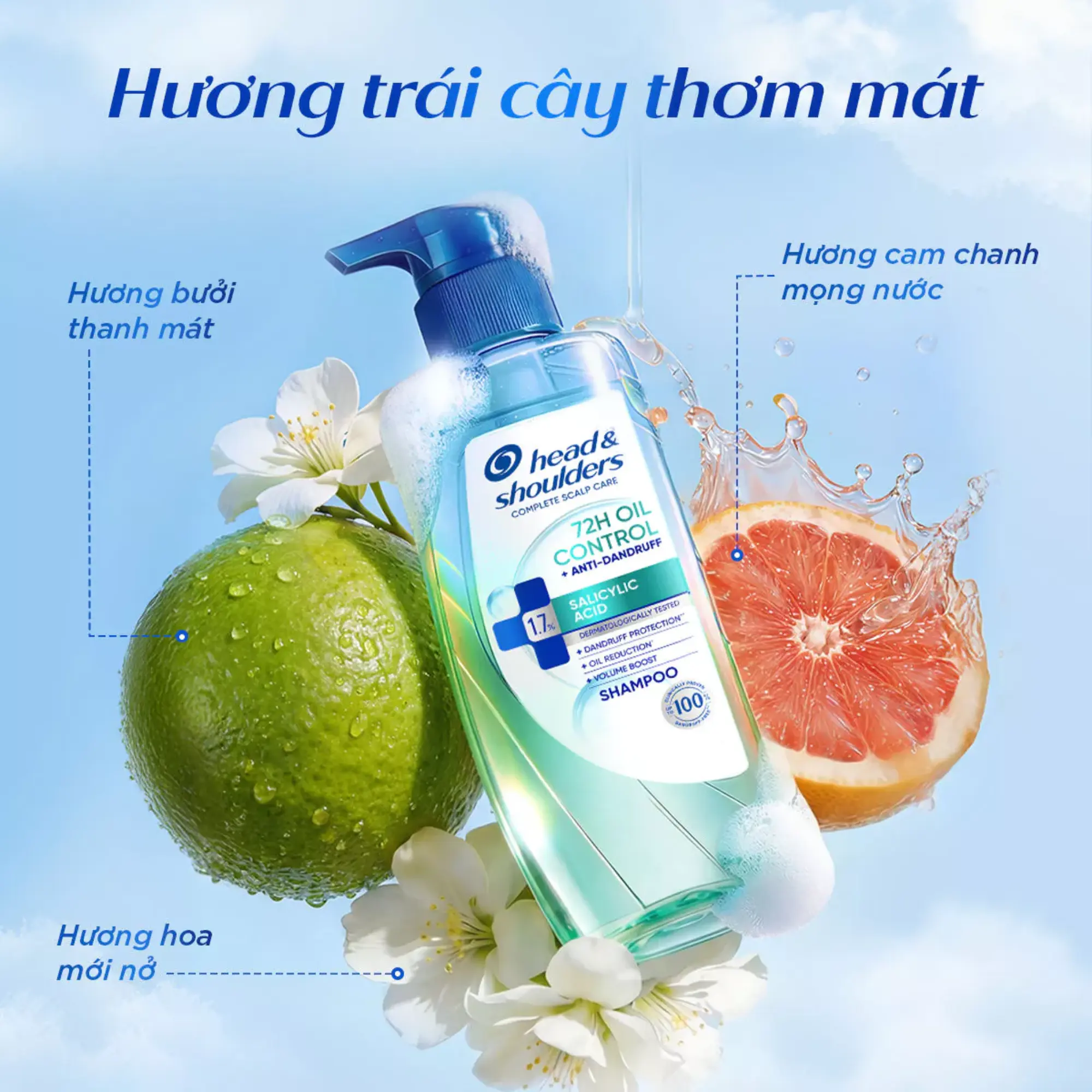 dầu gội kiềm dầu head & shoulders