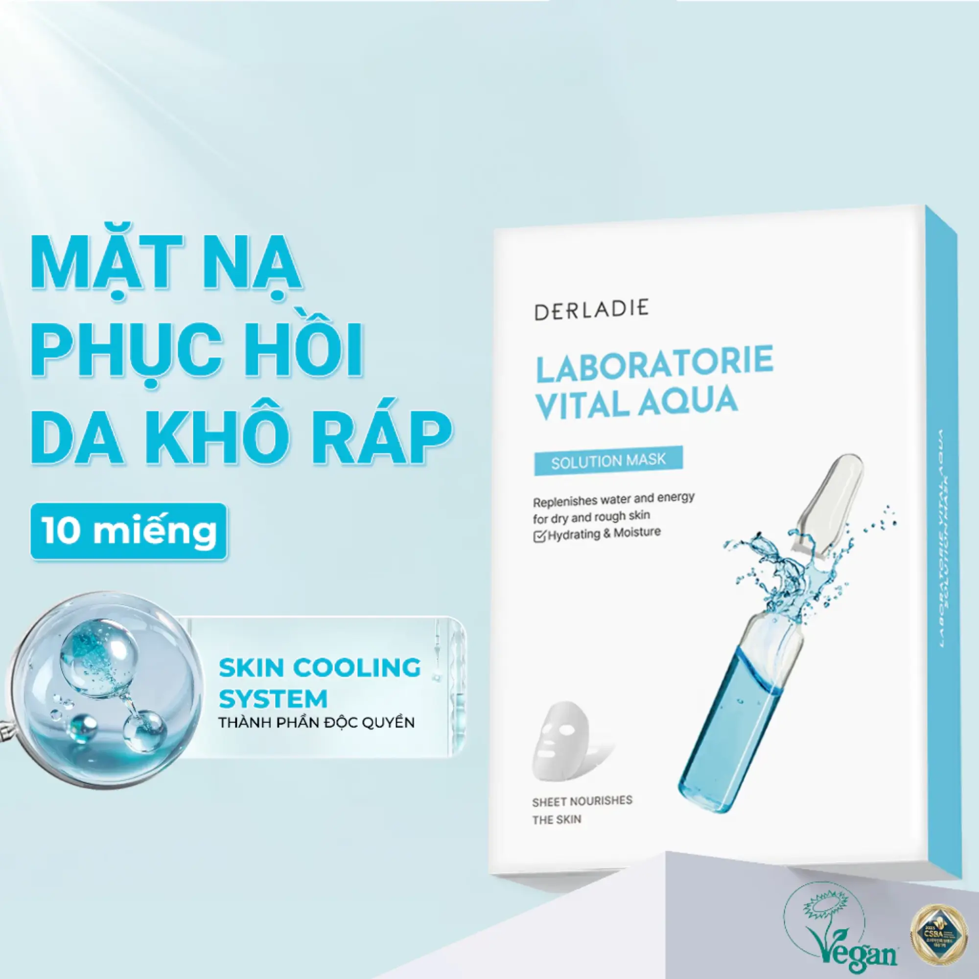 mặt nạ cấp nước Derladie