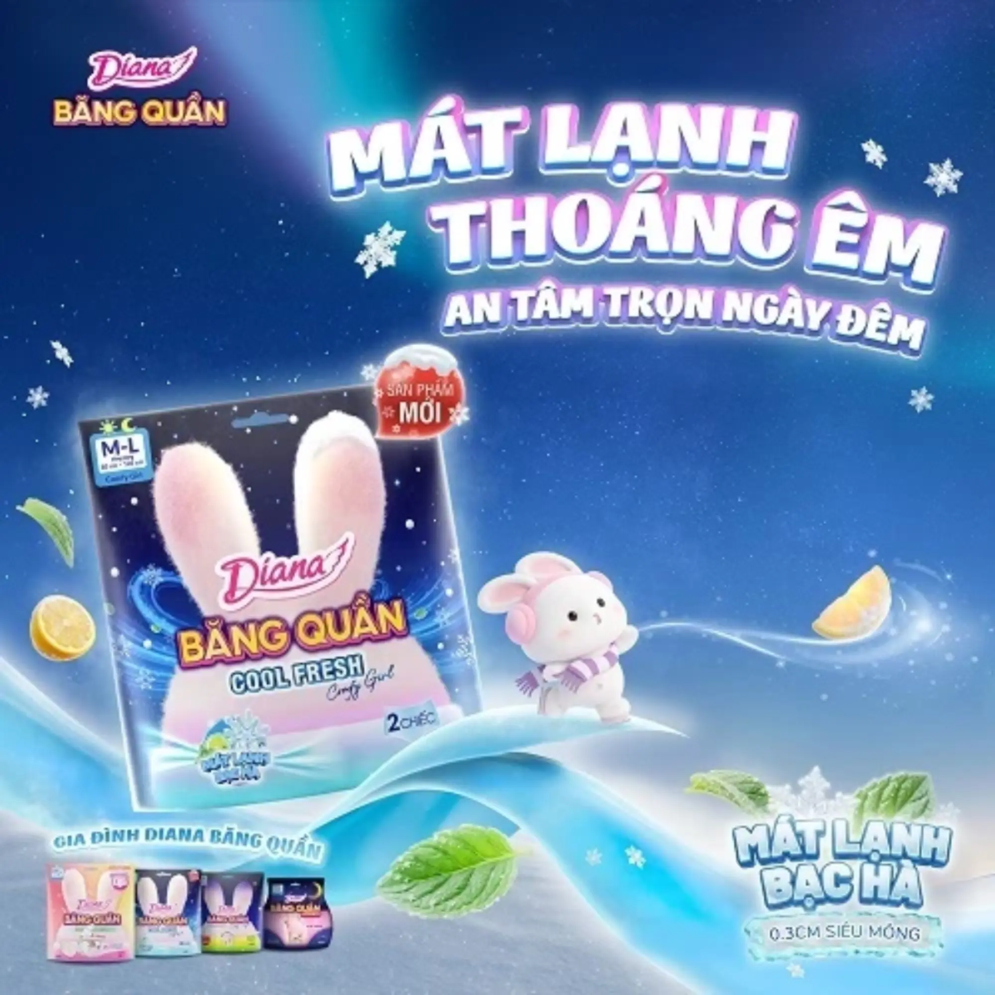 diana băng quần ML 2 MIếng