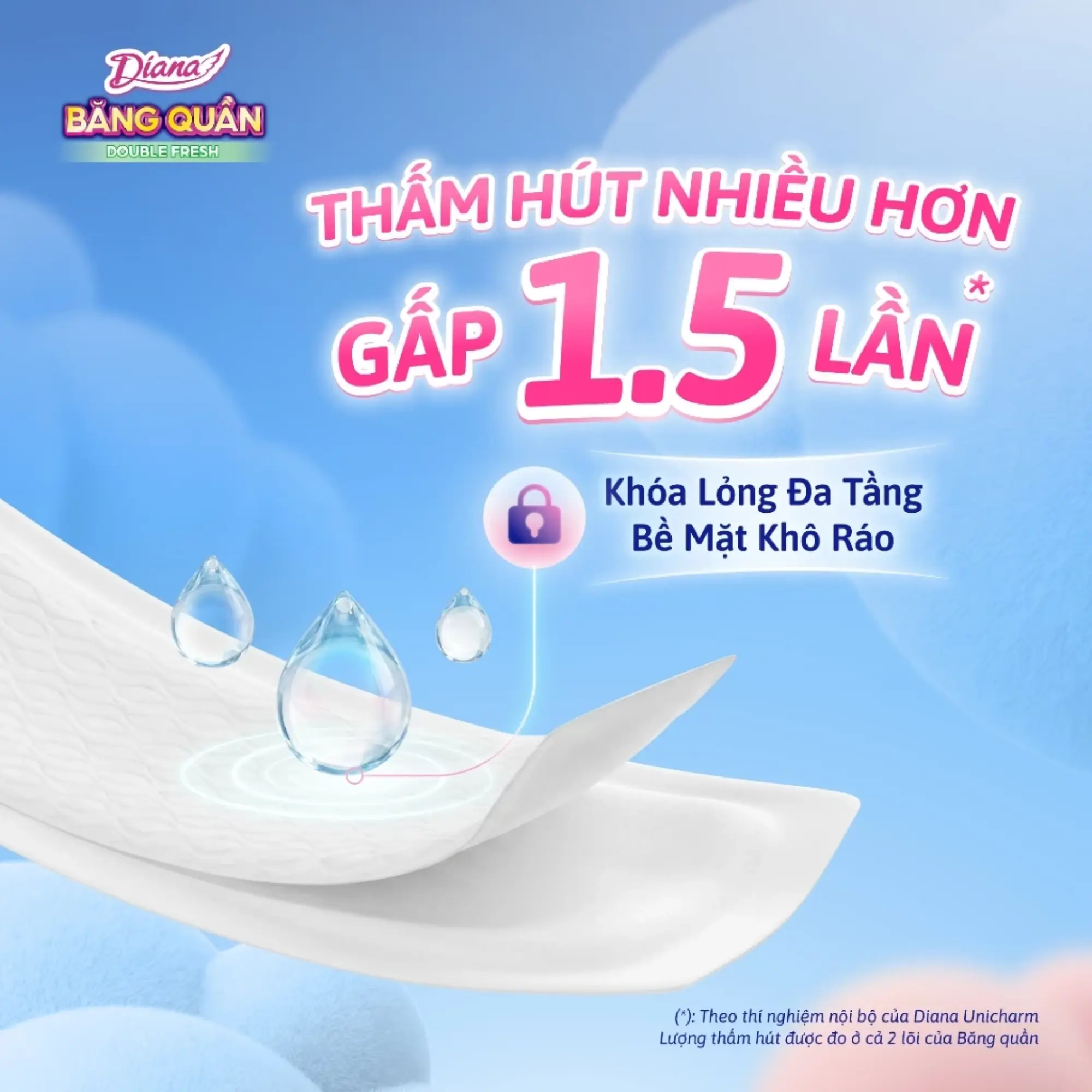 diana băng quần double 6m