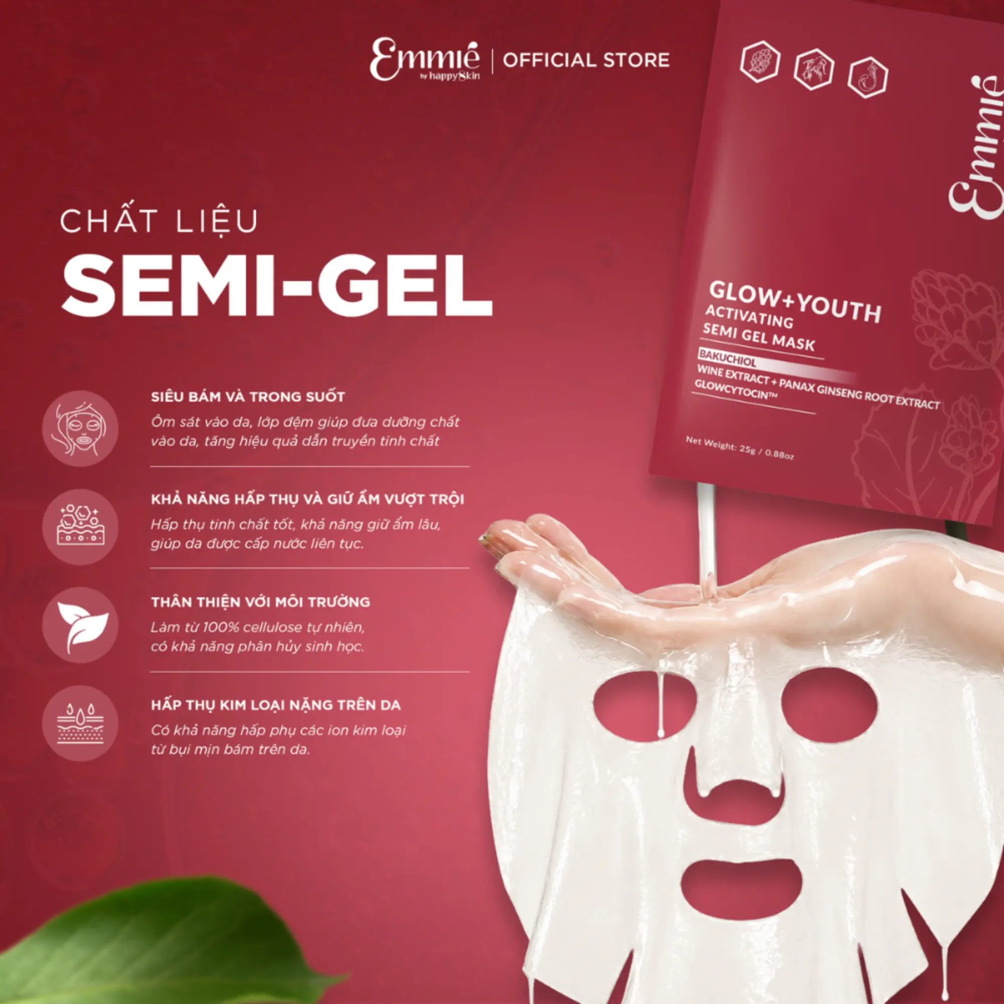 mặt nạ căng bóng emmie