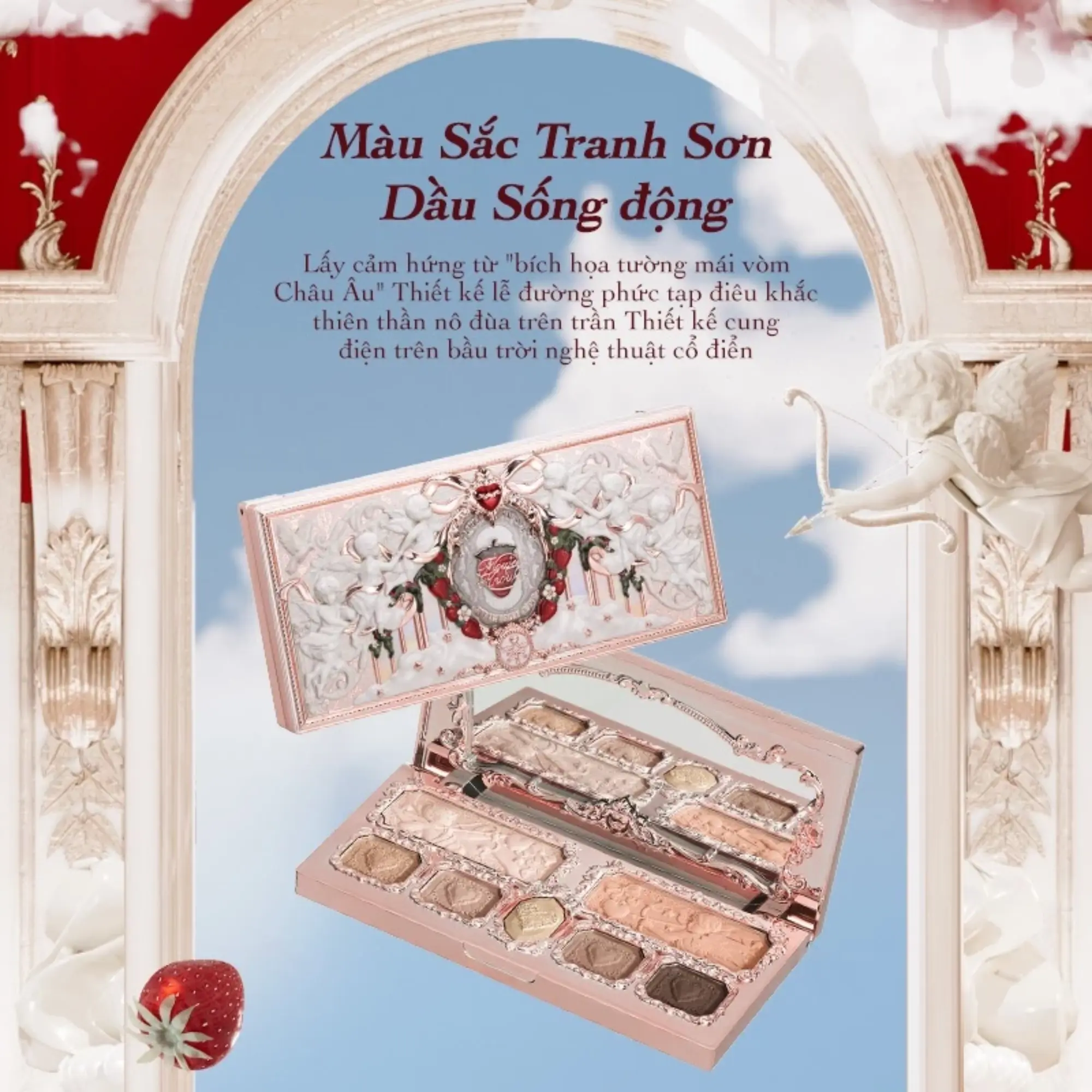phấn mắt dâu tây cupid