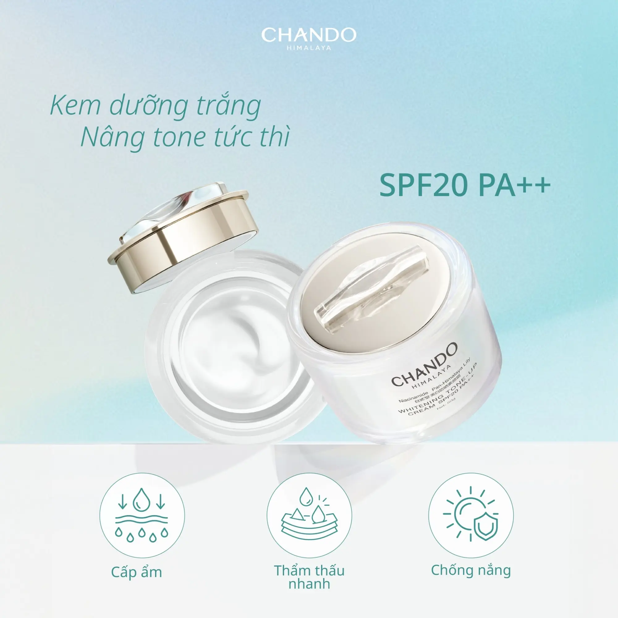 kem nâng tone Chando