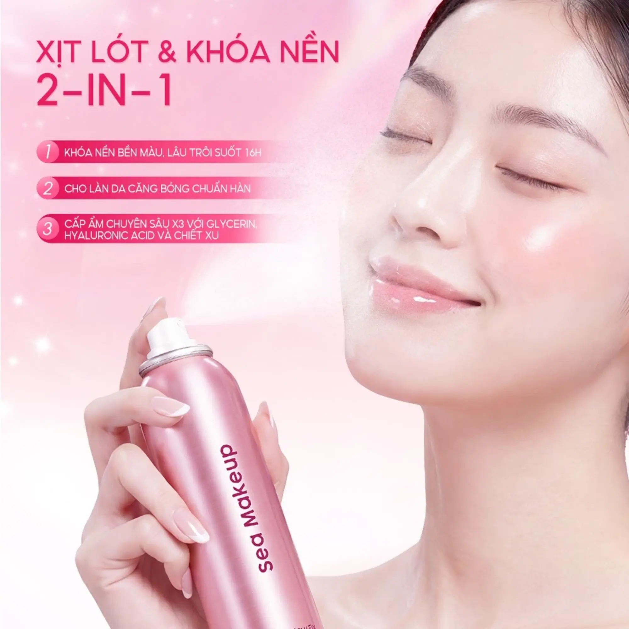 xịt khóa nền Sea Makeup