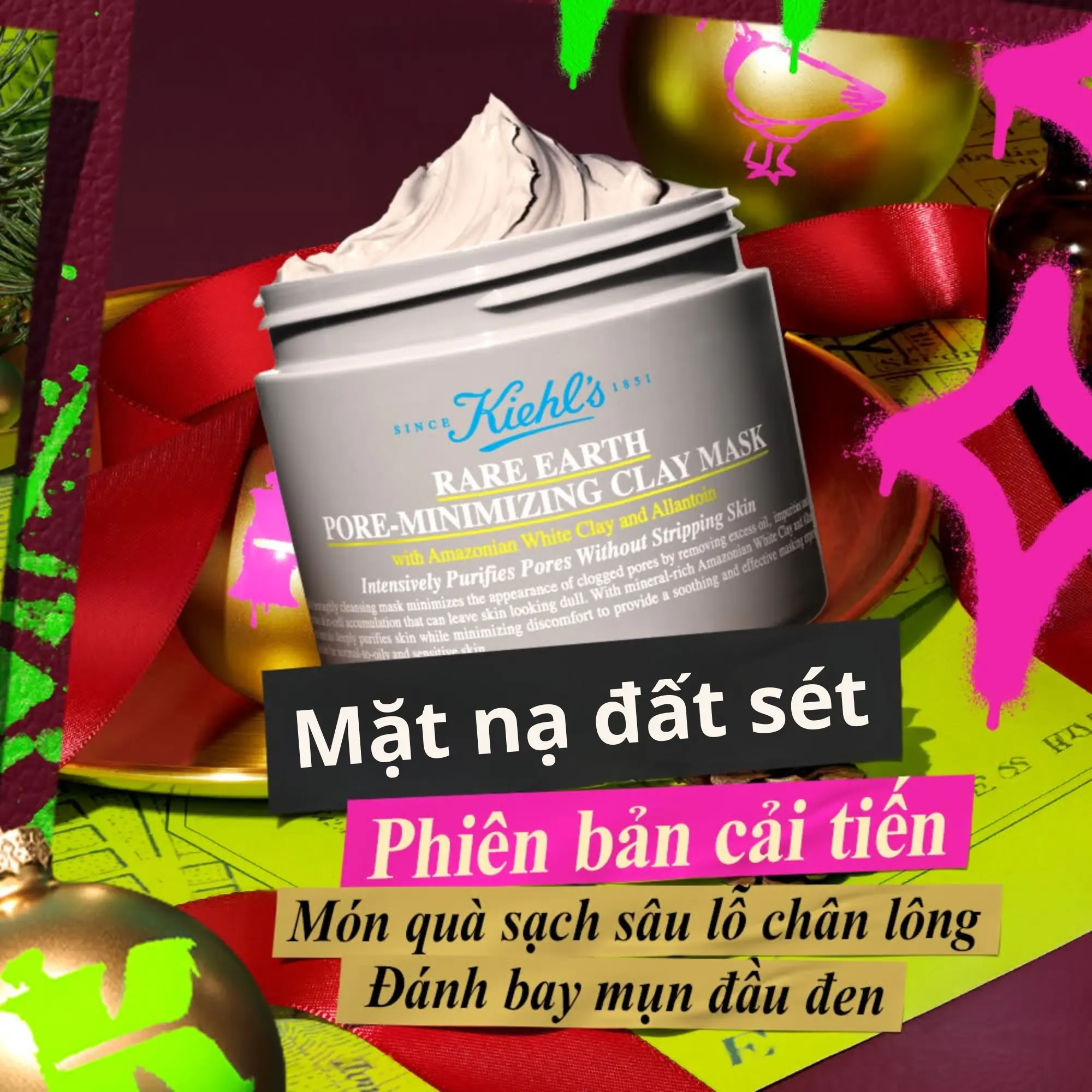 kiehls mặt nạ đất sét