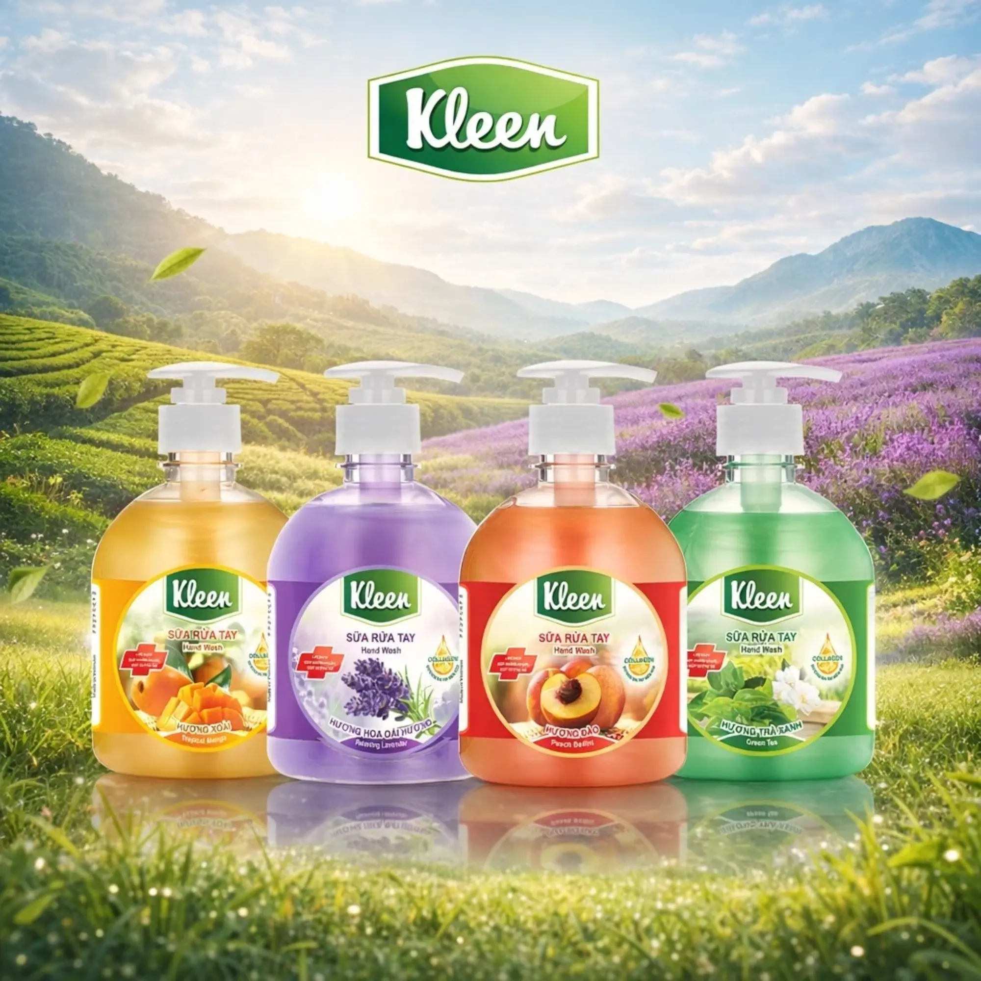 sữa rửa tay Kleen