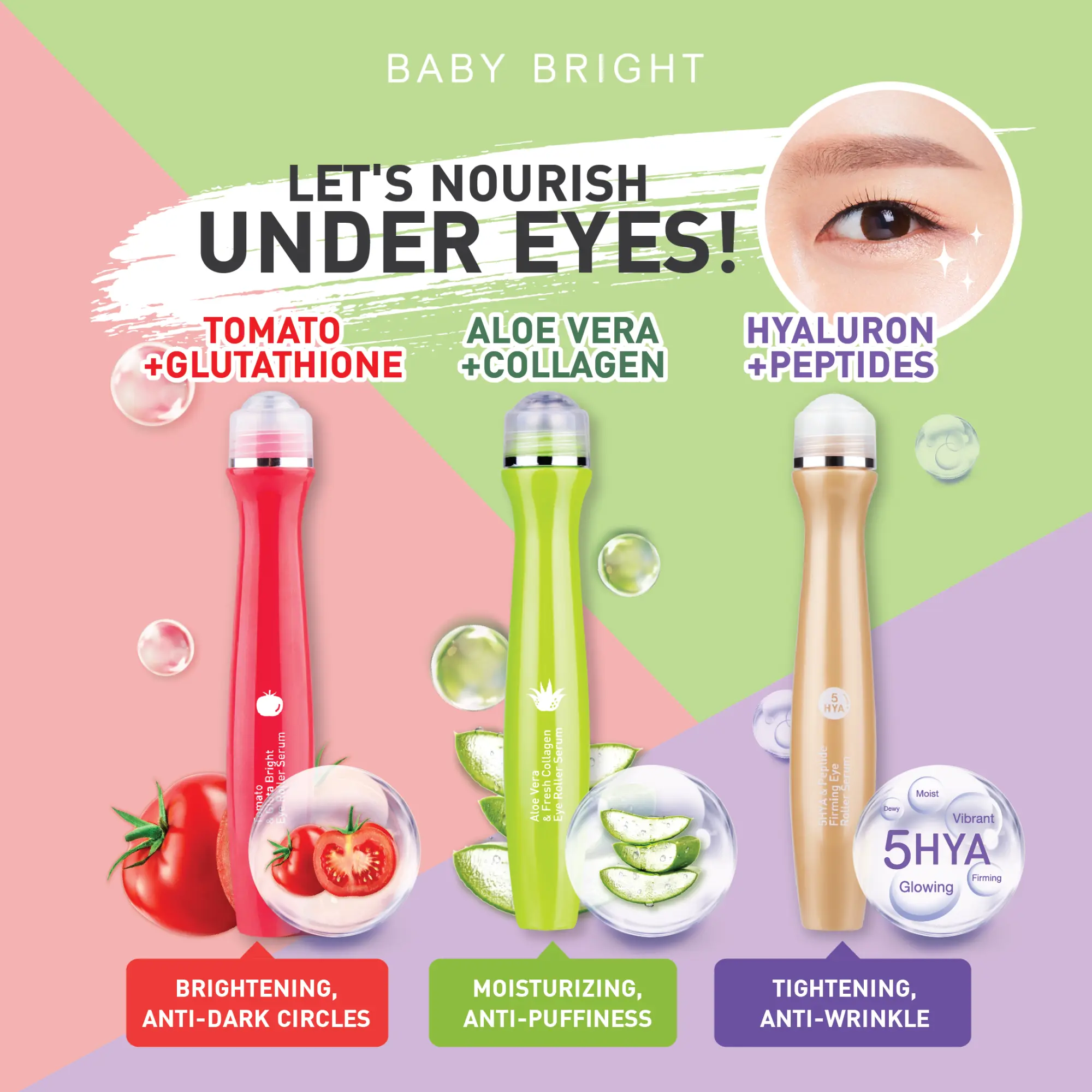 lăn mắt Baby Bright