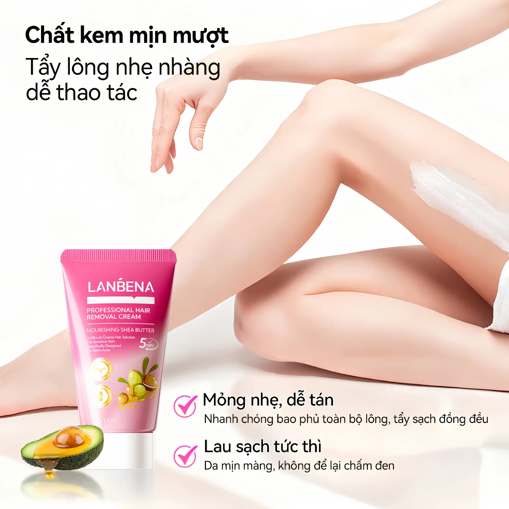 tẩy lông lanbena