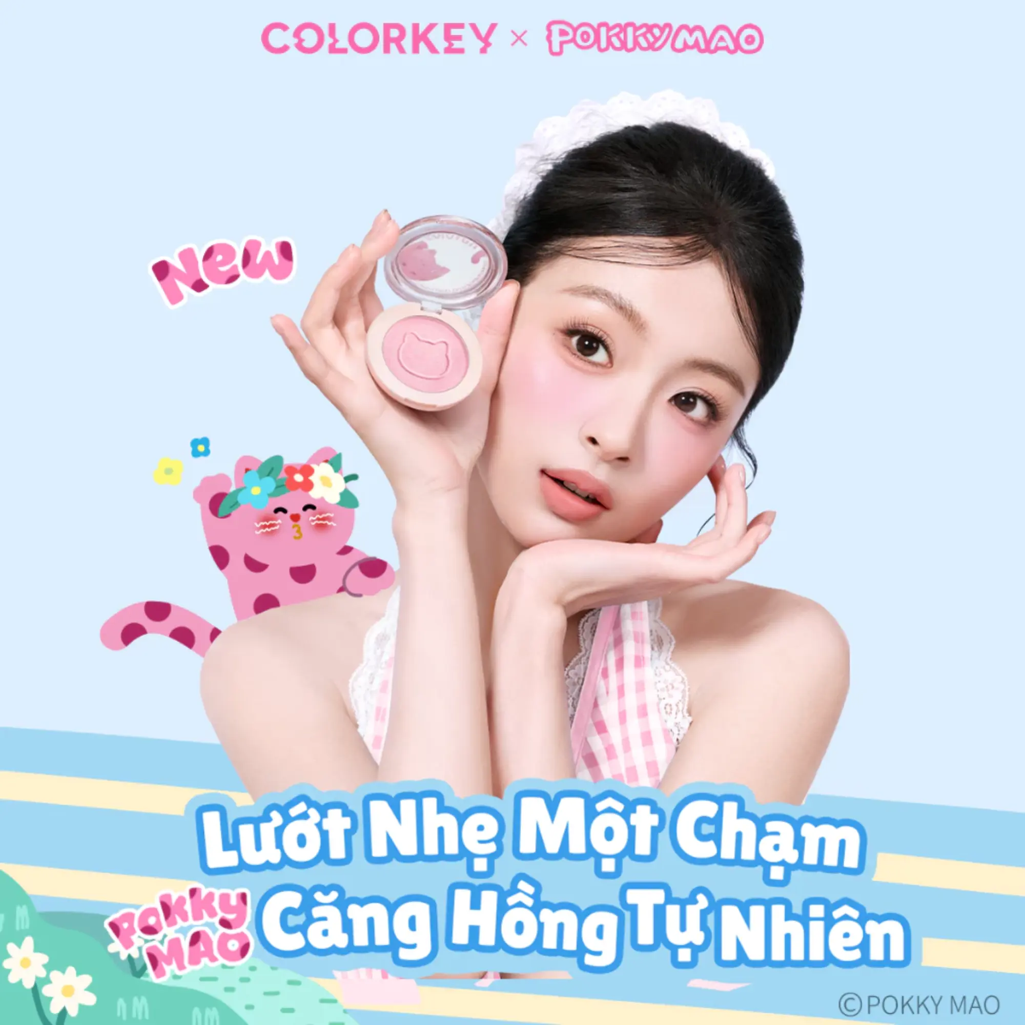 má hồng pokky mao colorkey