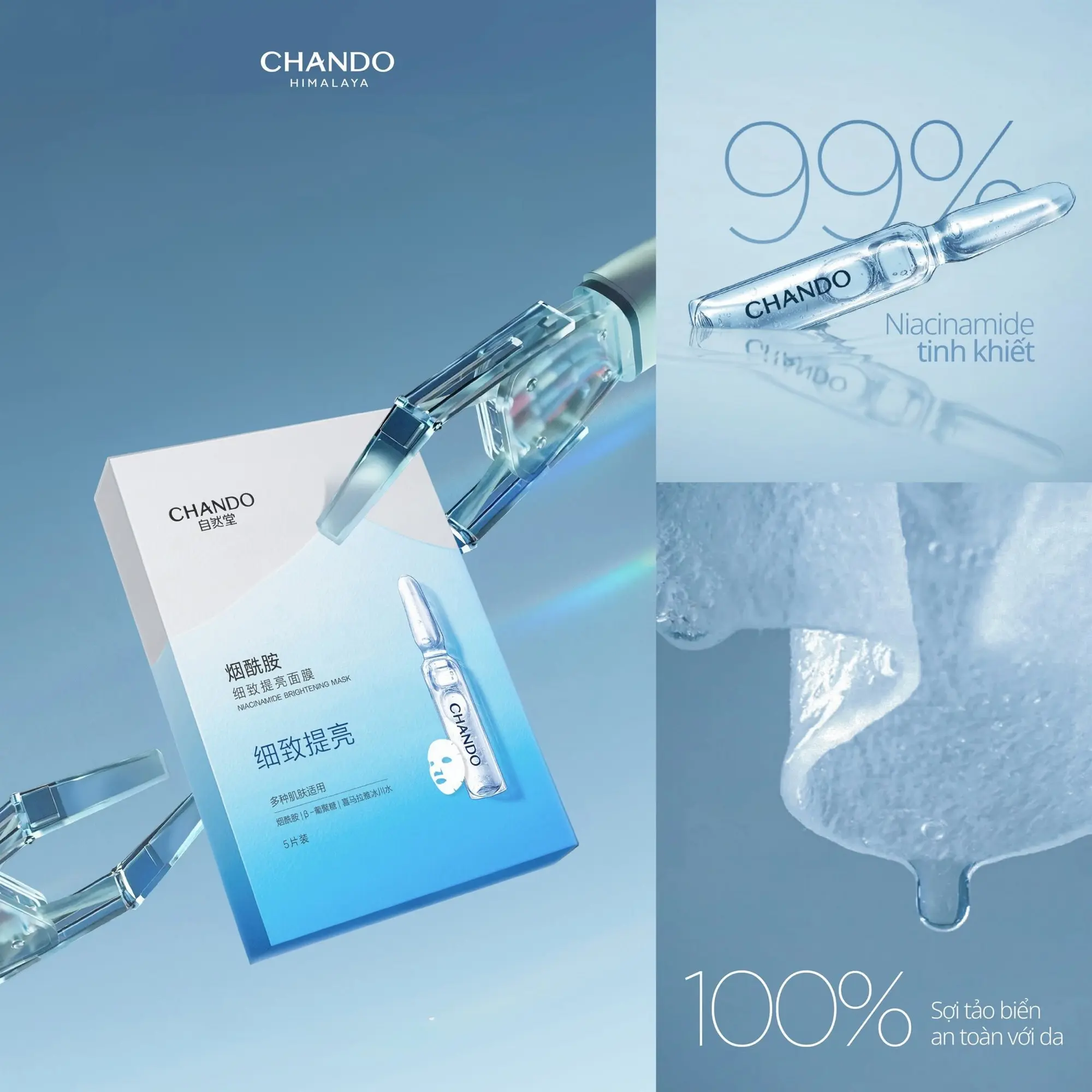 mặt nạ niacinamide chando