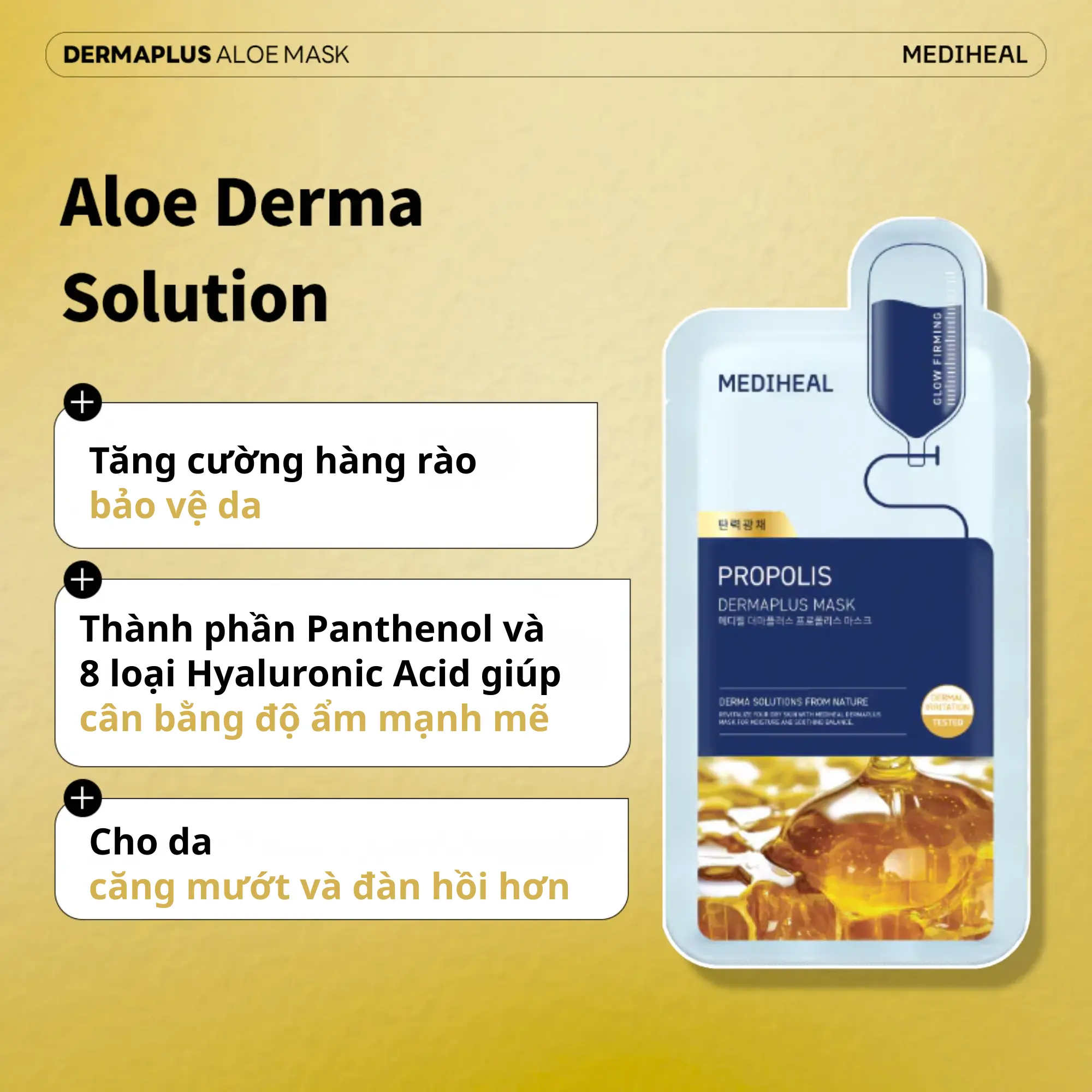 Mặt Nạ Mediheal Dermaplus Propolis Mask