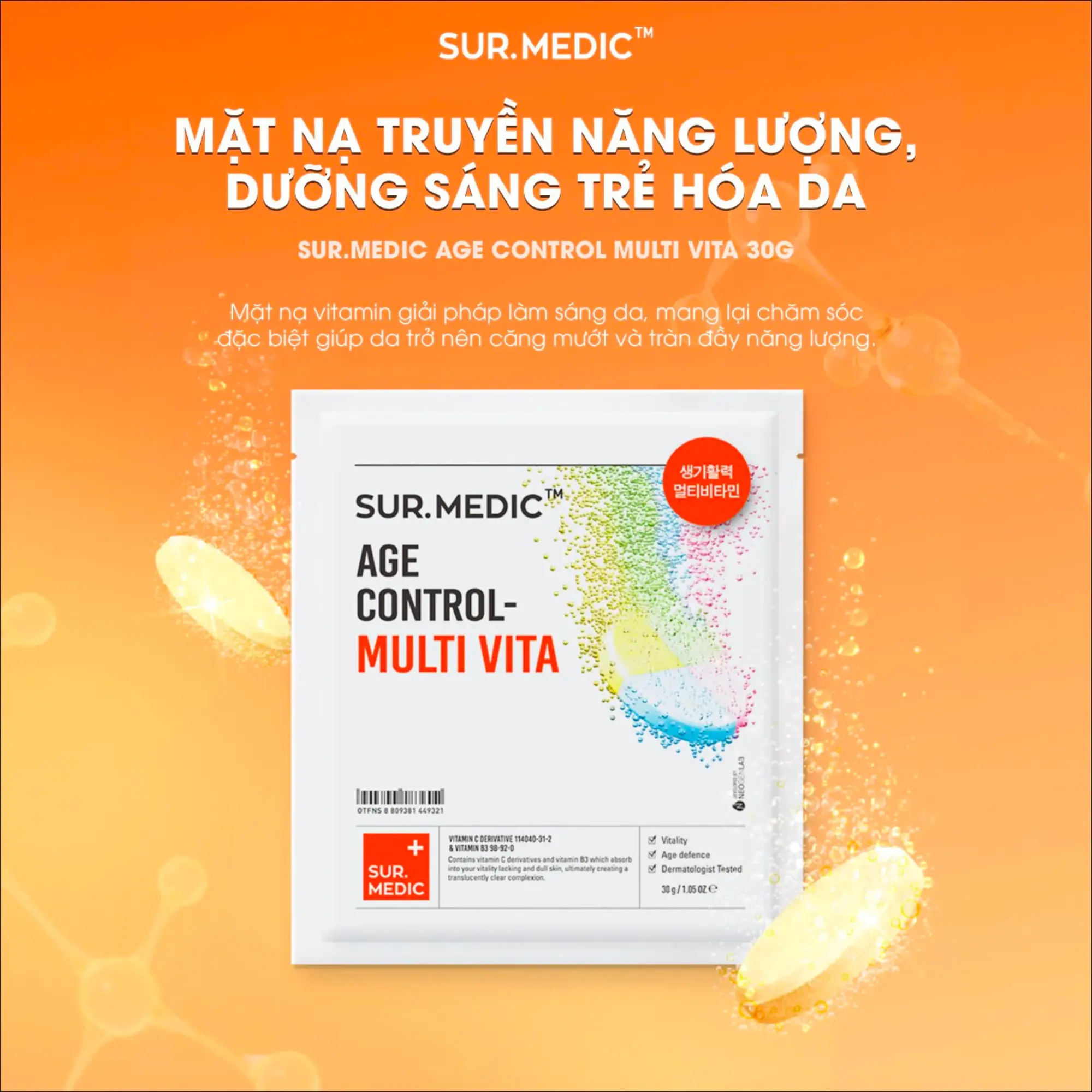 mặt nạ trẻ hoá da Sur.Medic