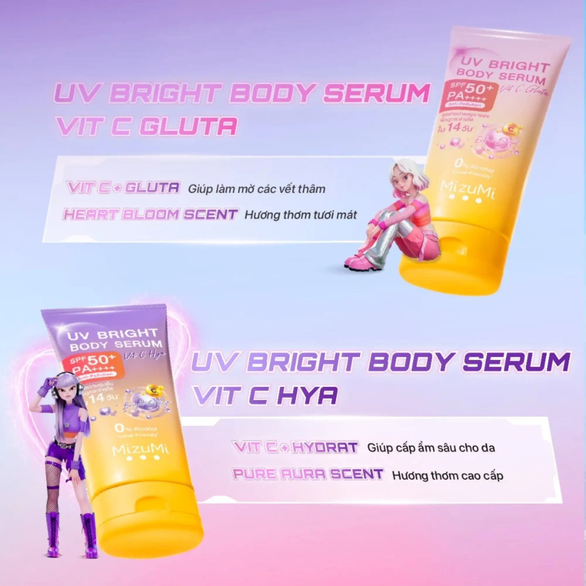chống nắng body Mizumi