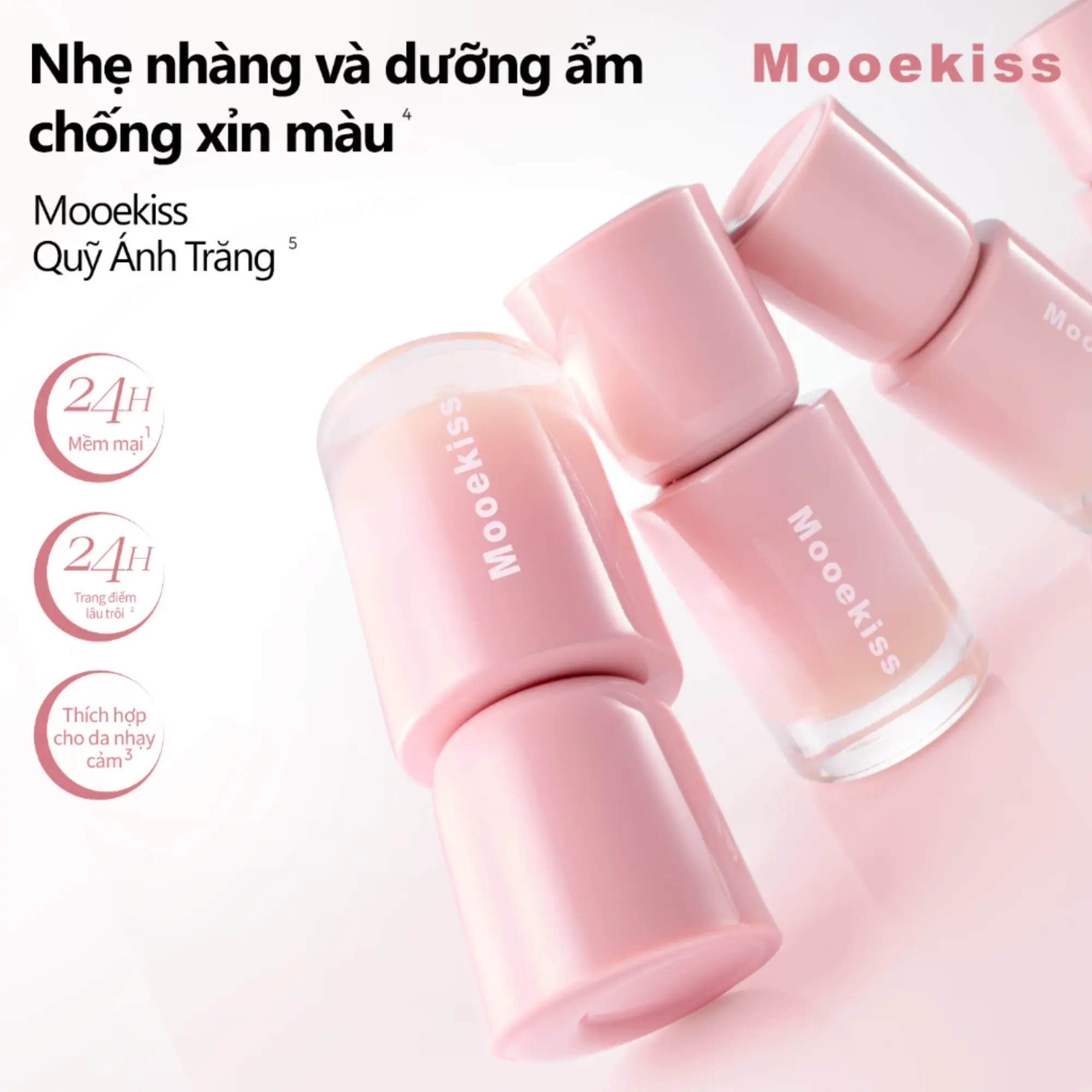 kem nền da dầu Mooekiss