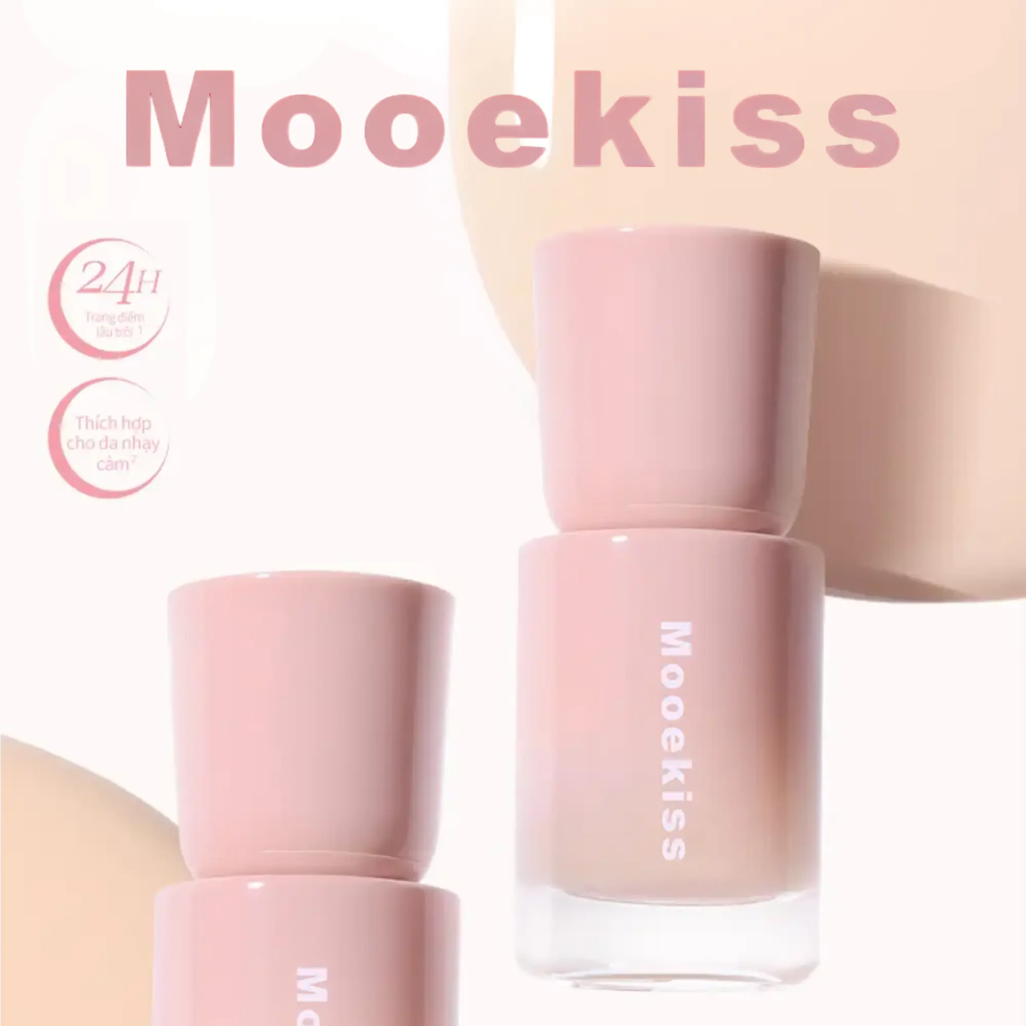 Kem nền da khô Mooekiss