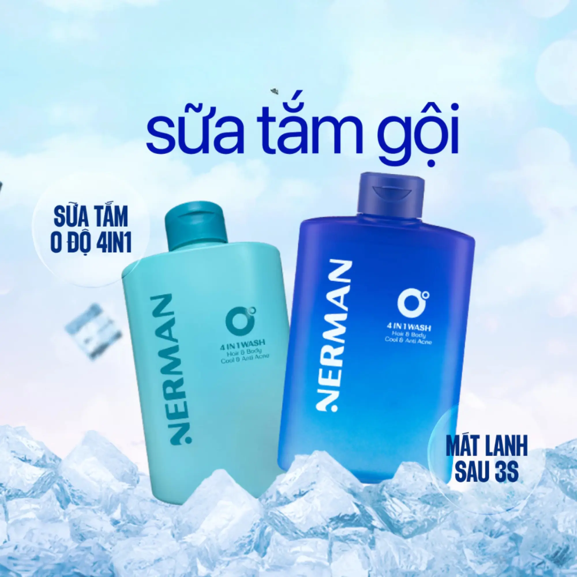 sữa tắm mát lạnh nerman