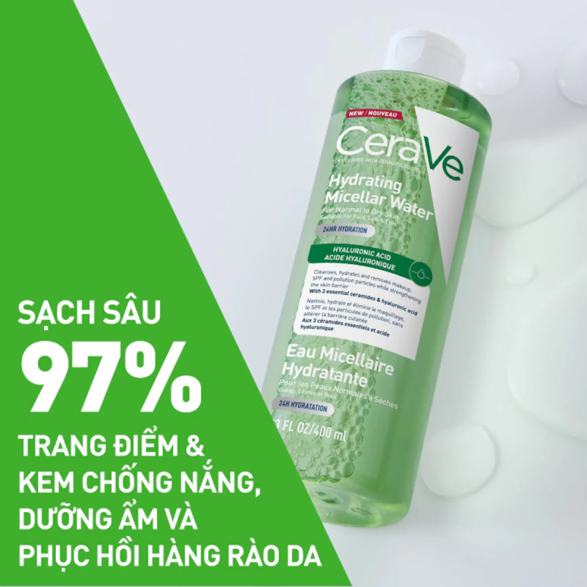 nước tẩy trang da khô 