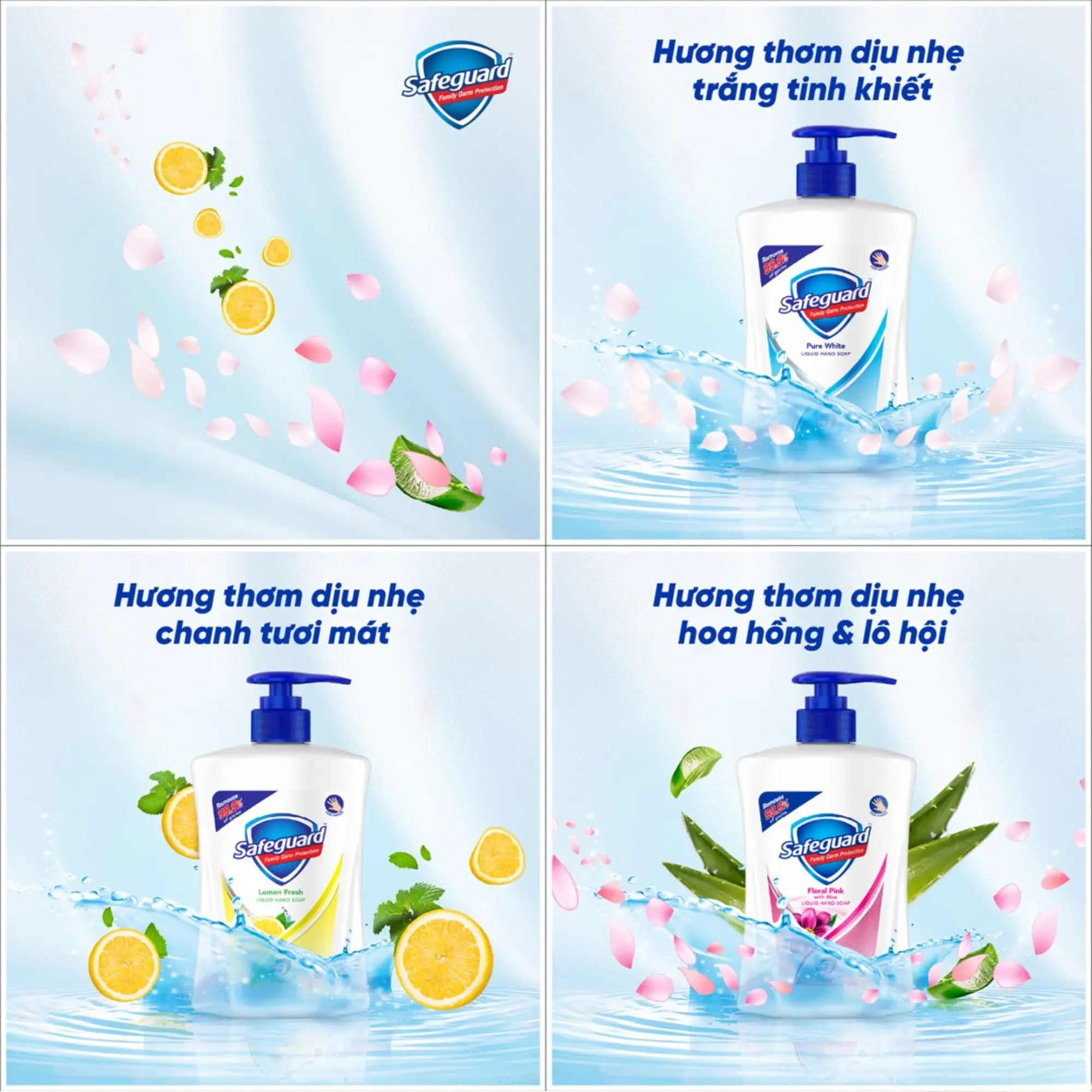 nước rửa tay Safeguard