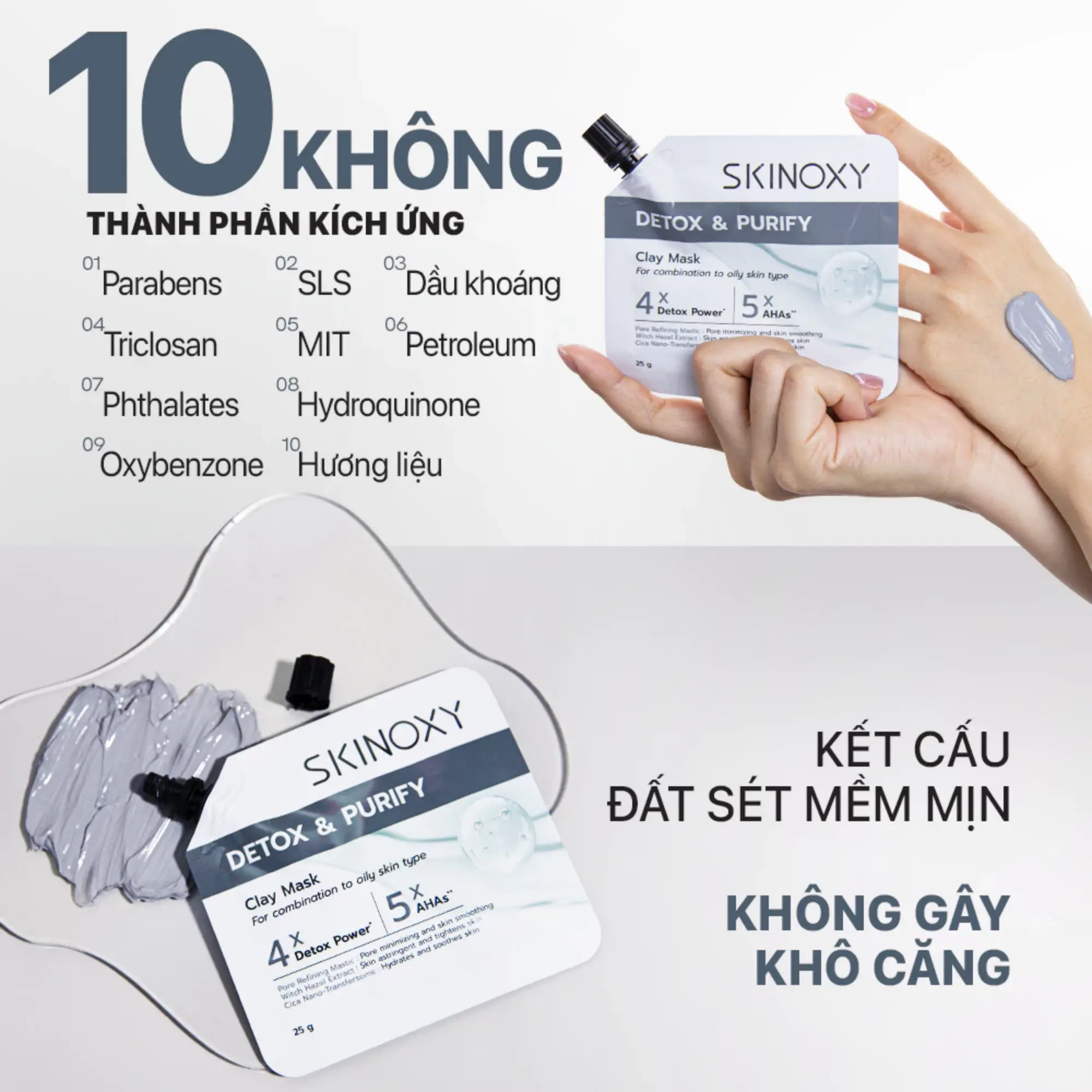 mặt nạ đất sét 
