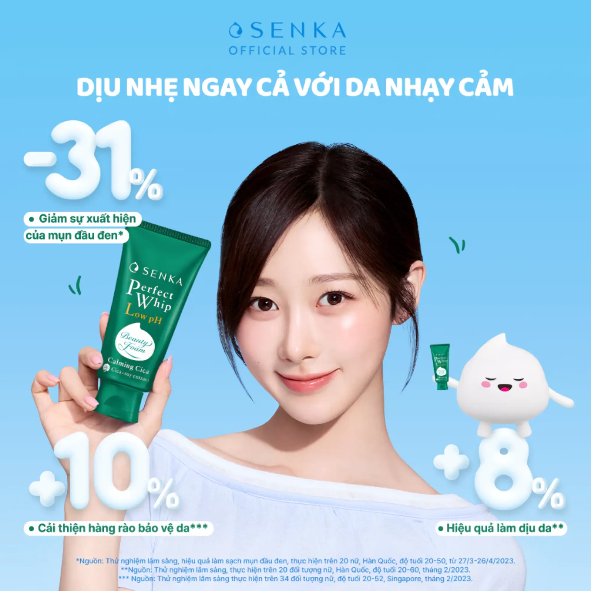 sữa rửa mặt Senka
