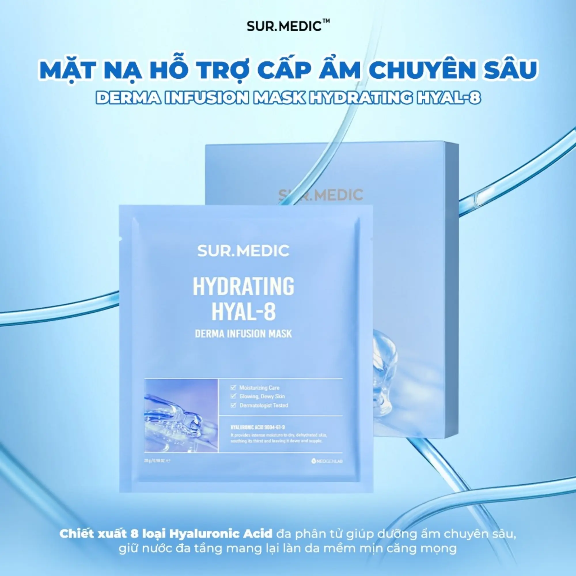 mặt nạ cấp nước Sur.medic