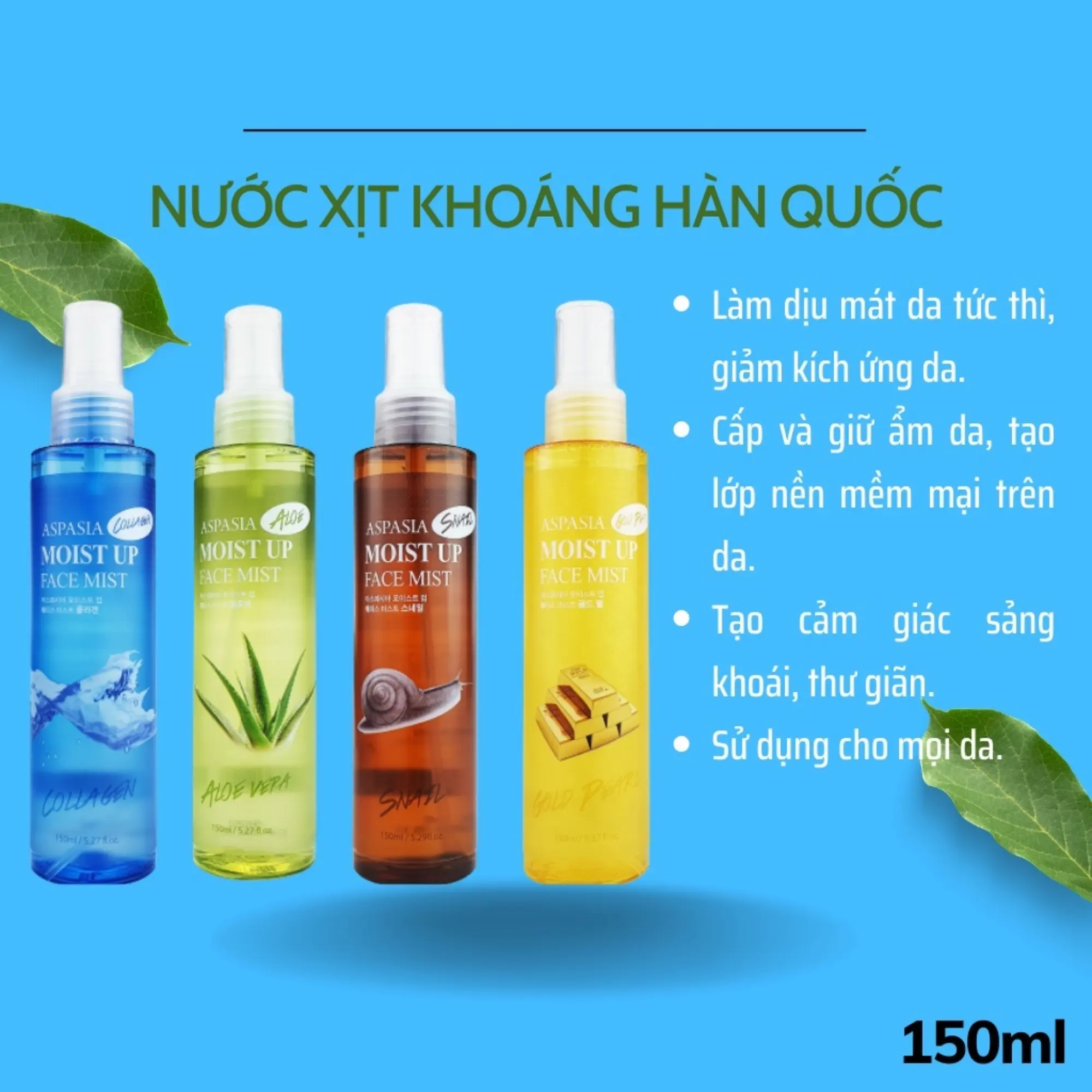 Xịt khoáng Aspasia