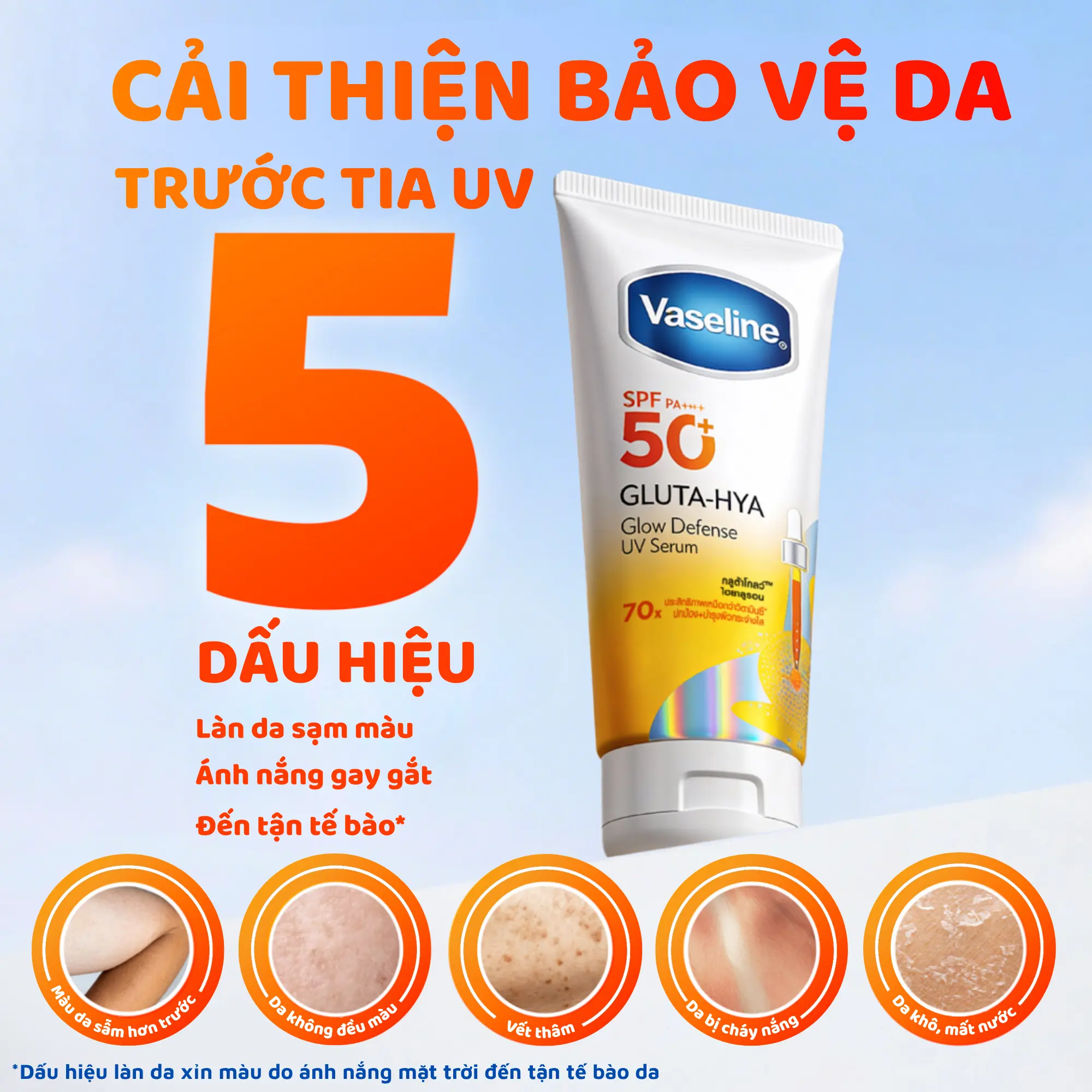 vaseline chống nắng