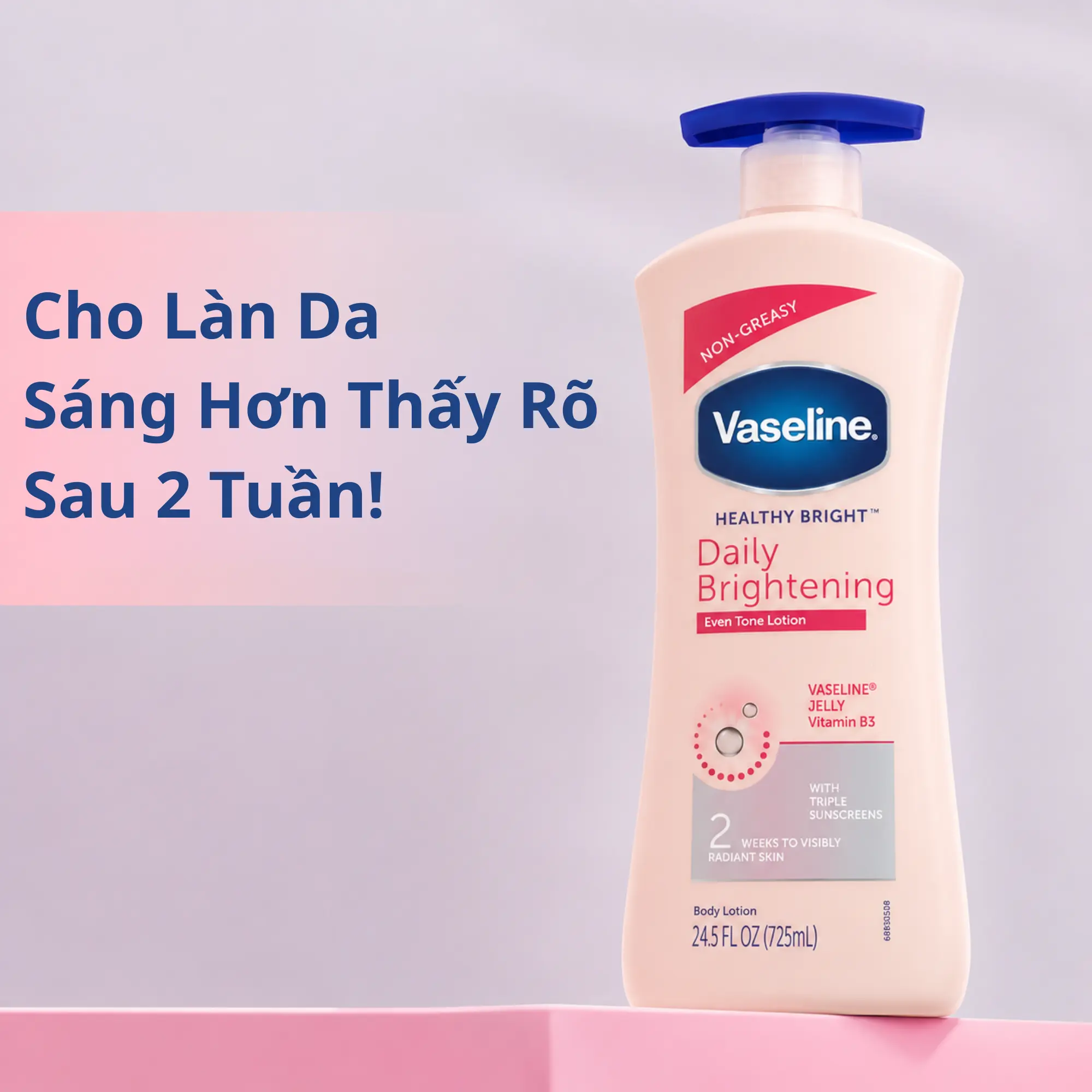 dưỡng thể vaseline hồng