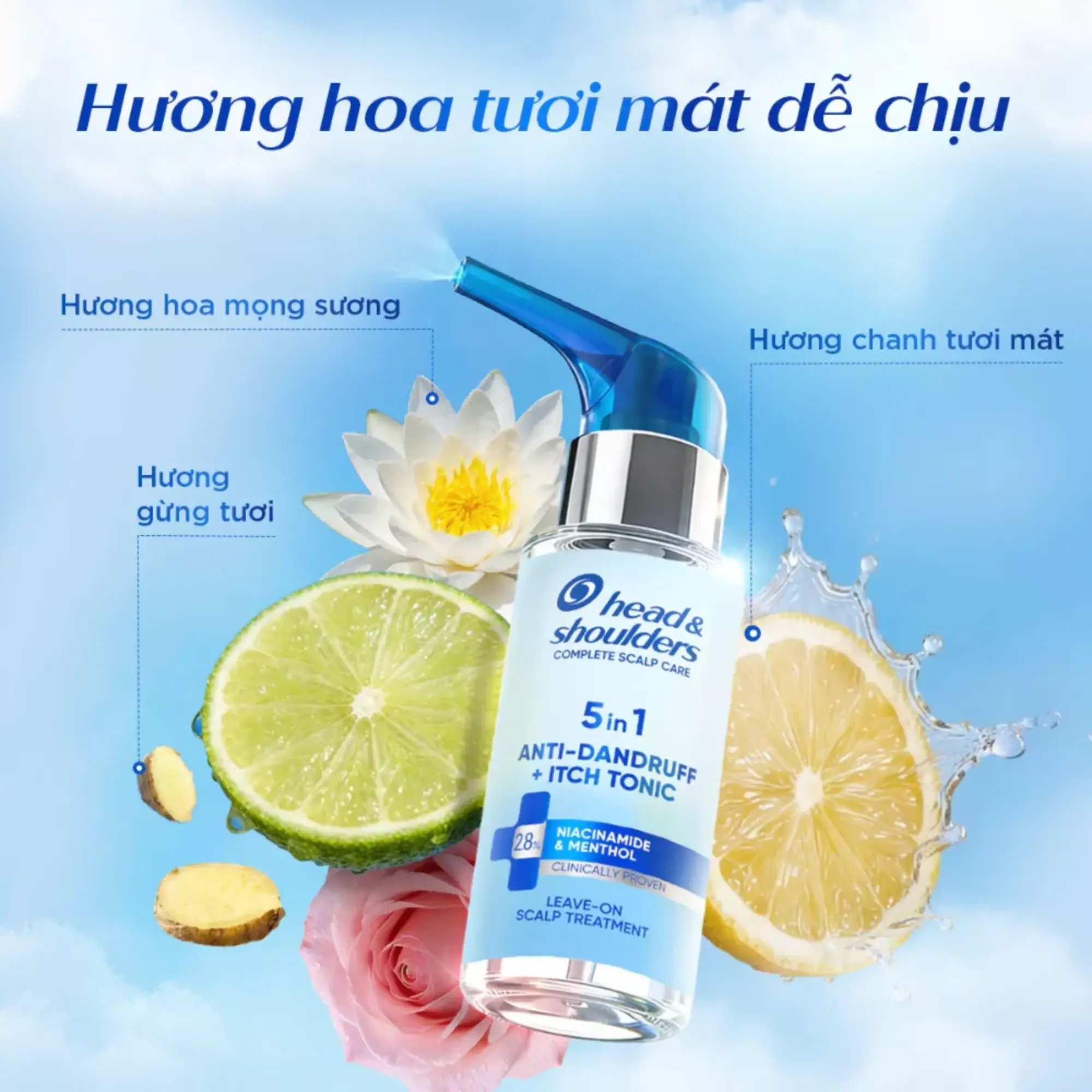 xịt dưỡng da đầu Head & shoulders