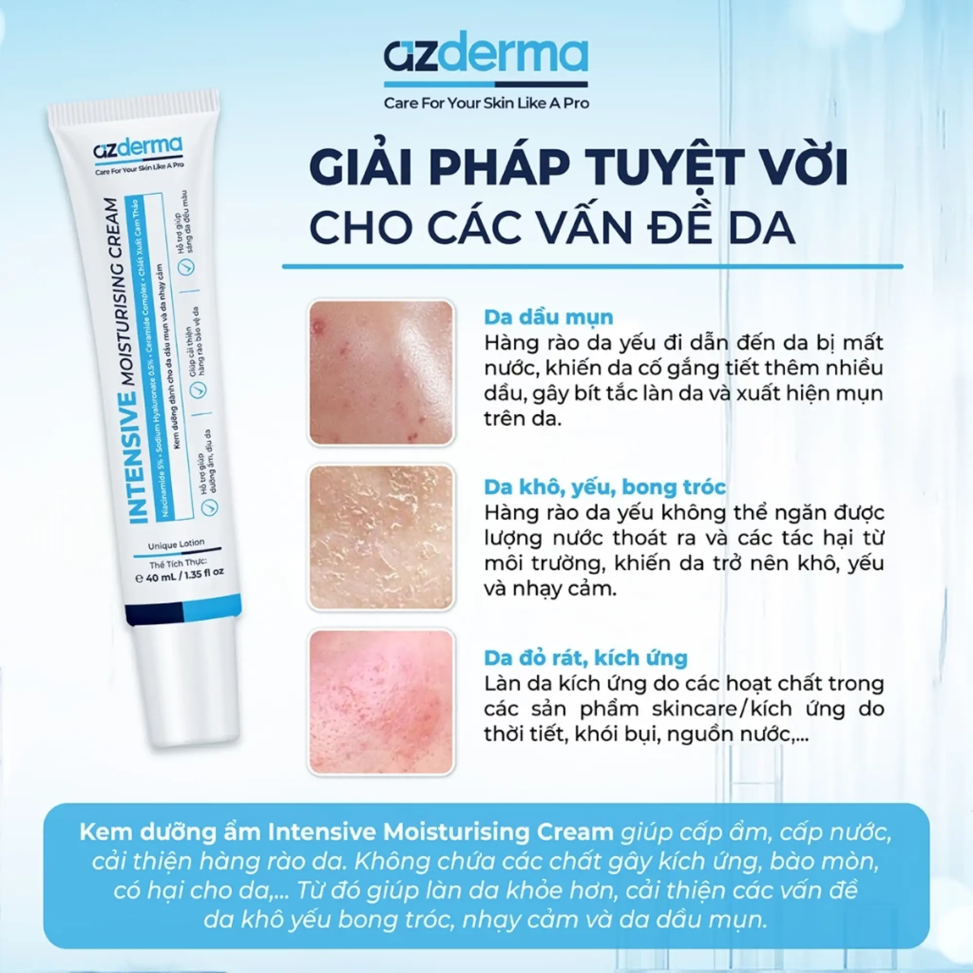 kem dưỡng azderma
