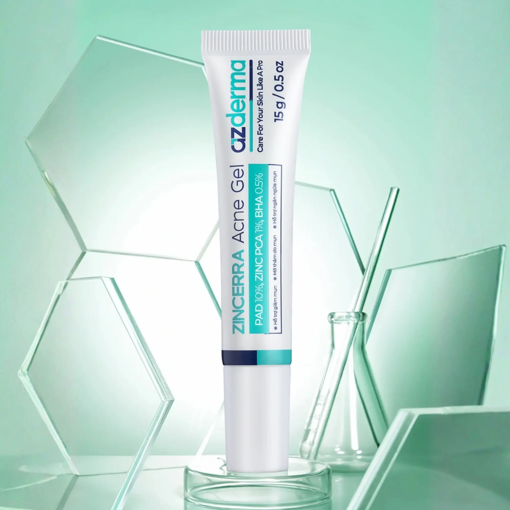 gel giảm sưng mụn azderma