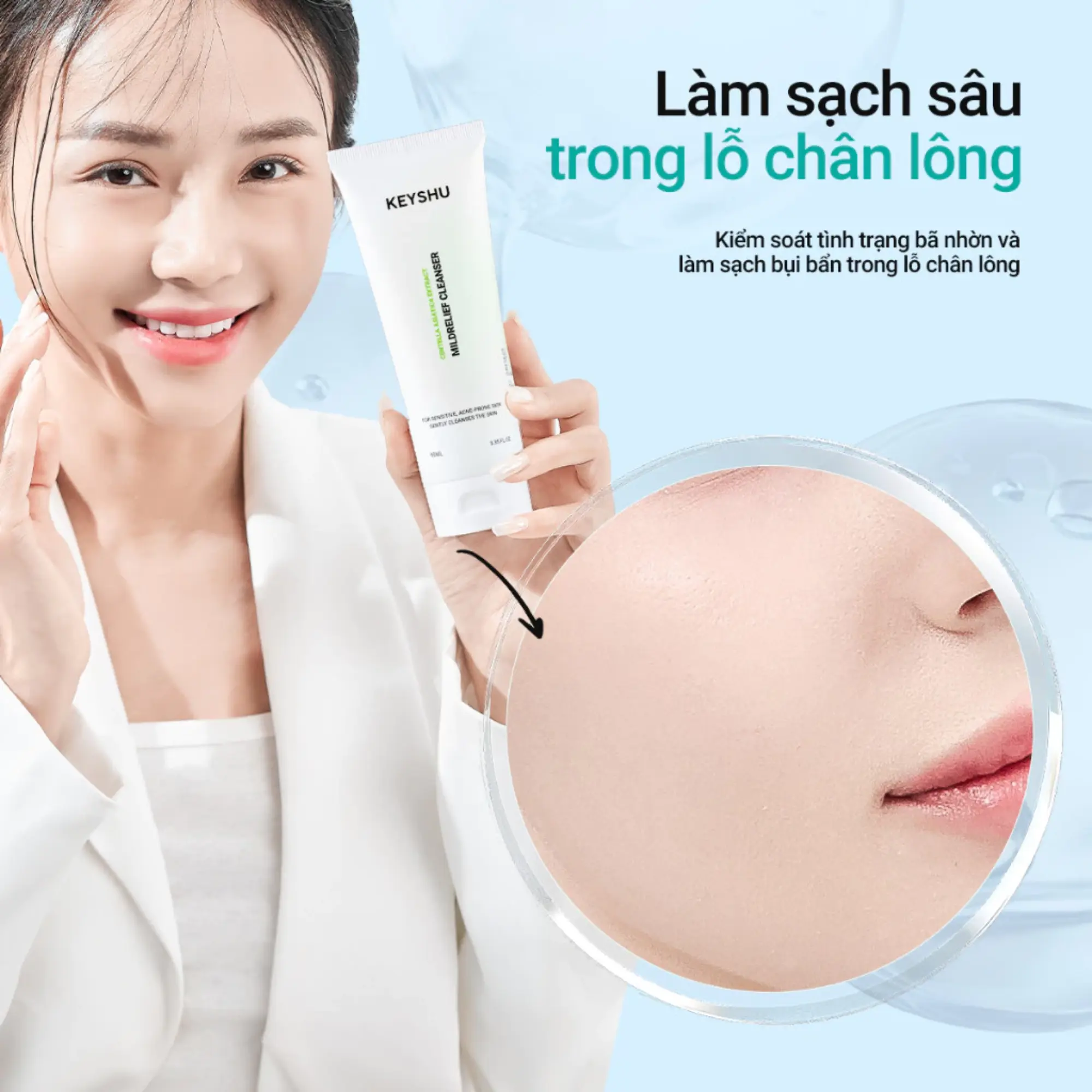 sữa rửa mặt mildrelief