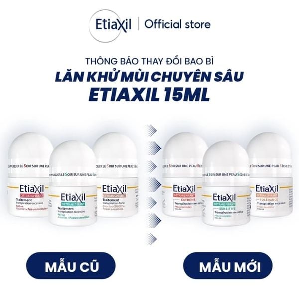 Lăn Khử Mùi Etiaxil Detranspirant Roll-On