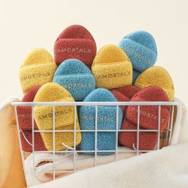 Bộ Bông Rửa Mặt Amortals Wash To Smile Face Washing Pluff Slipper Shaped